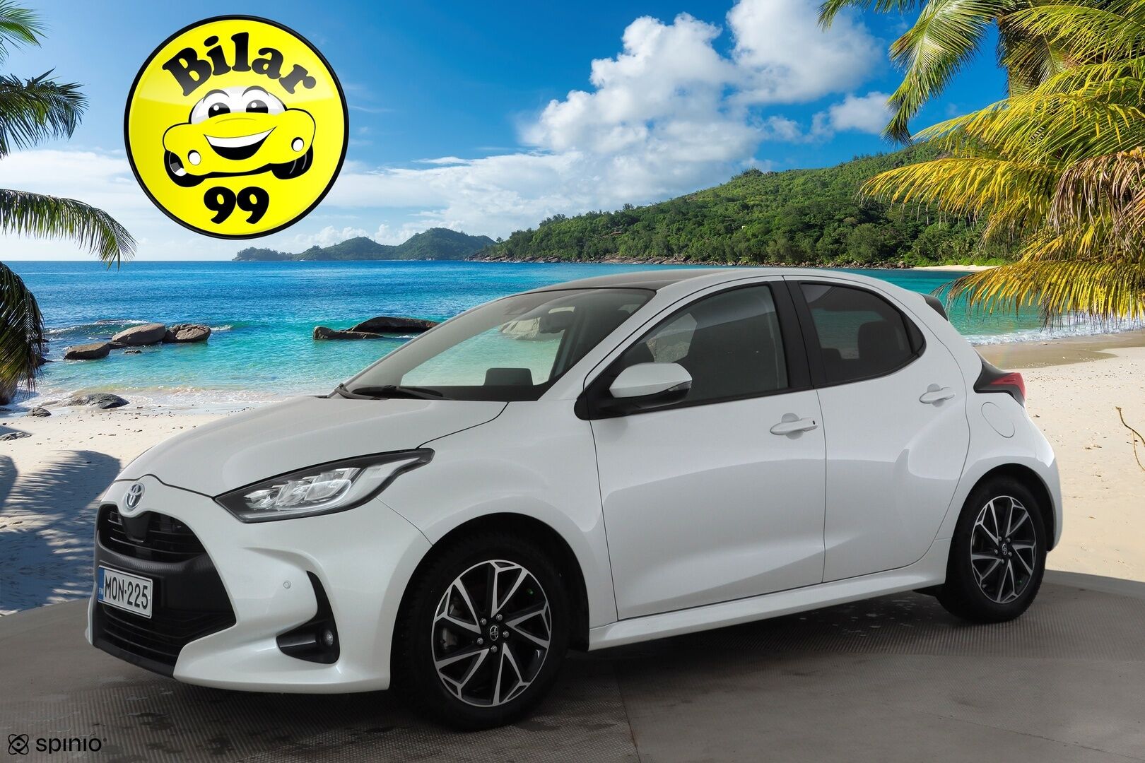 Toyota Yaris 2023 1,5 Hybrid Style * ACC / Lasikatto / JBL / P.kamera / LED / Navi / Digimittaristo / KeylessGo * - 1.Om Suomi-auto / Kahdet renkaat aluvanteilla / Merkkihuollettu / Huippuvarusteet