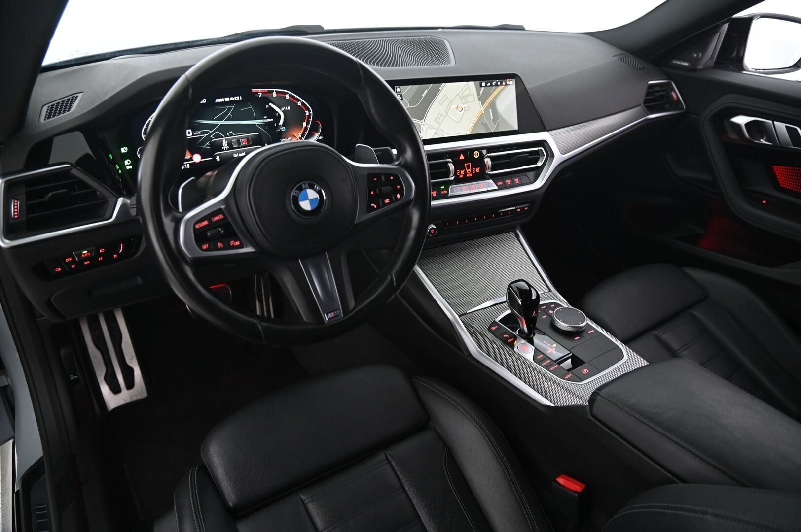 BMW M240i 2022 G42 xDrive - Harman&Kardon | HUD | Adapt Led | BLISS | Comfort Access | Merkkihuollettu | Vernasca | P*Kamera | Brooklyn Grey Metallic | Apple Carplay | Pilot Sport 4S