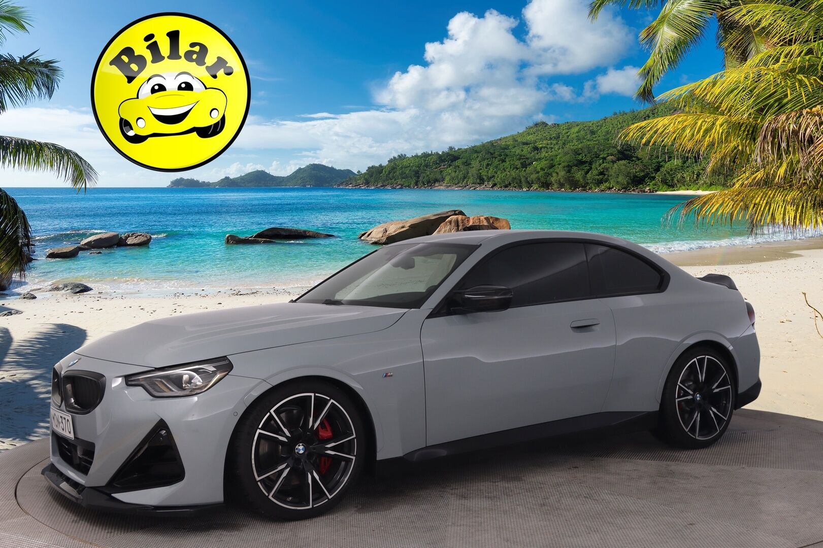 BMW M240i 2022 G42 xDrive - Harman&Kardon | HUD | Adapt Led | BLISS | Comfort Access | Merkkihuollettu | Vernasca | P*Kamera | Brooklyn Grey Metallic | Apple Carplay | Pilot Sport 4S