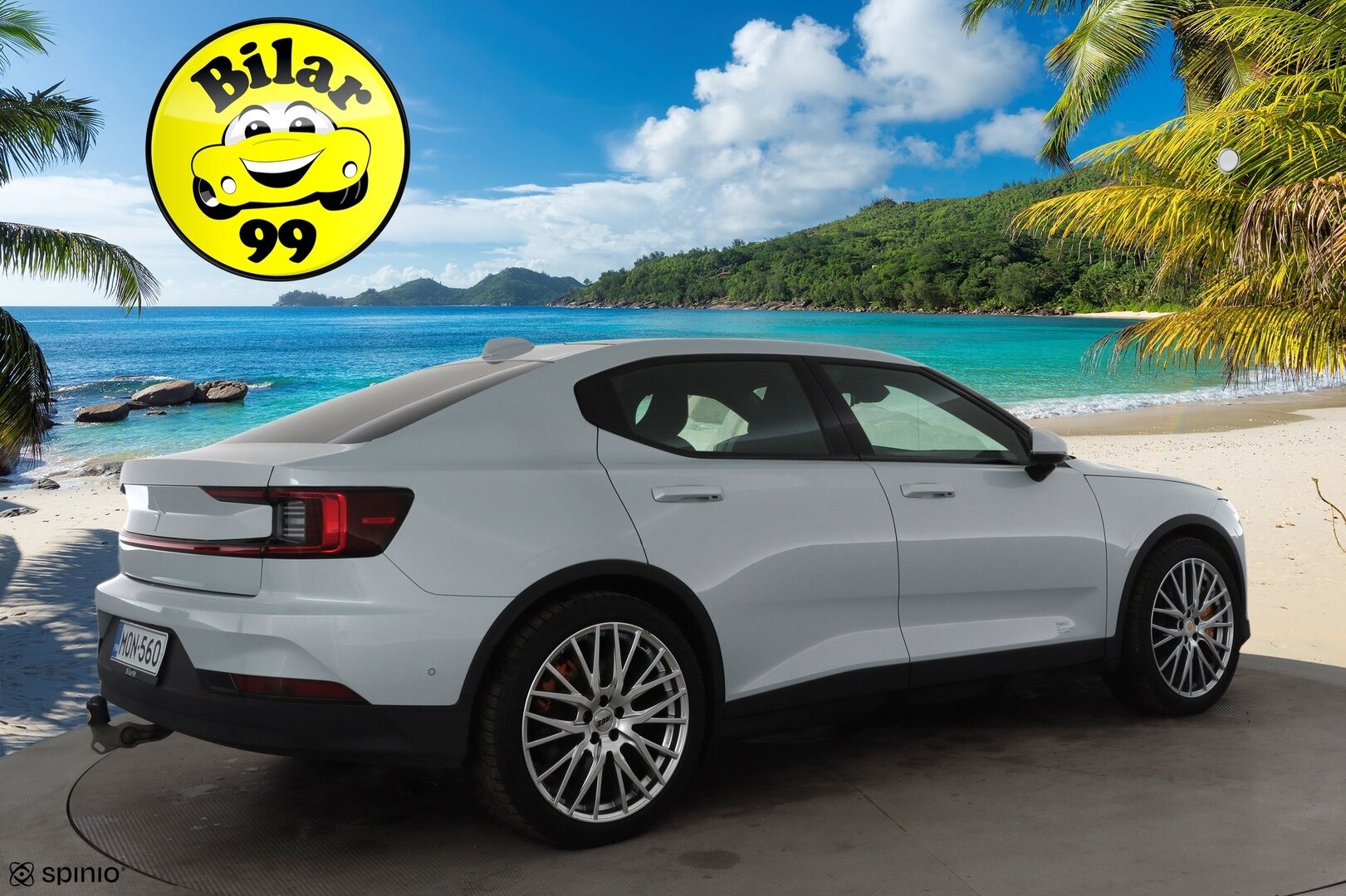 Polestar 2 2023 Long Range Dual Motor Performance, 350kW * H&K / Lasikatto / Koukku / ILP / ACC / LED / 360 / Sportpenkki Muistilla * - 1-om Suomi-auto / Akku kuntotarkastettu SoH 96.2% / 2x Latauskaapelit / Kahdet renkaat aluvanteilla / Merkkihuollettu