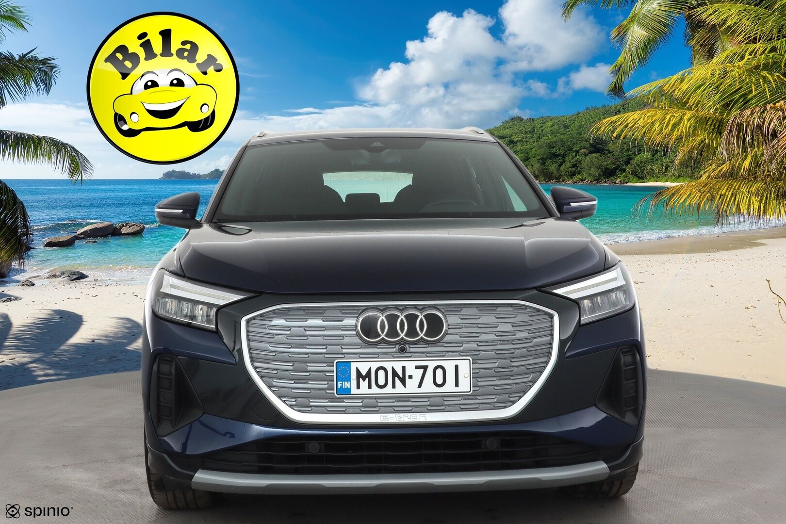 Audi Q4 e-tron 2023 35 e-tron - 1.Om Suomi-auto | Kahdet OEM vanteet  | Seuraava katsastus 04/2028 | ACC | ILP | Kamera | Sporttipenkit | LED | Apple&Android | 3-Alueinen ilmastointi