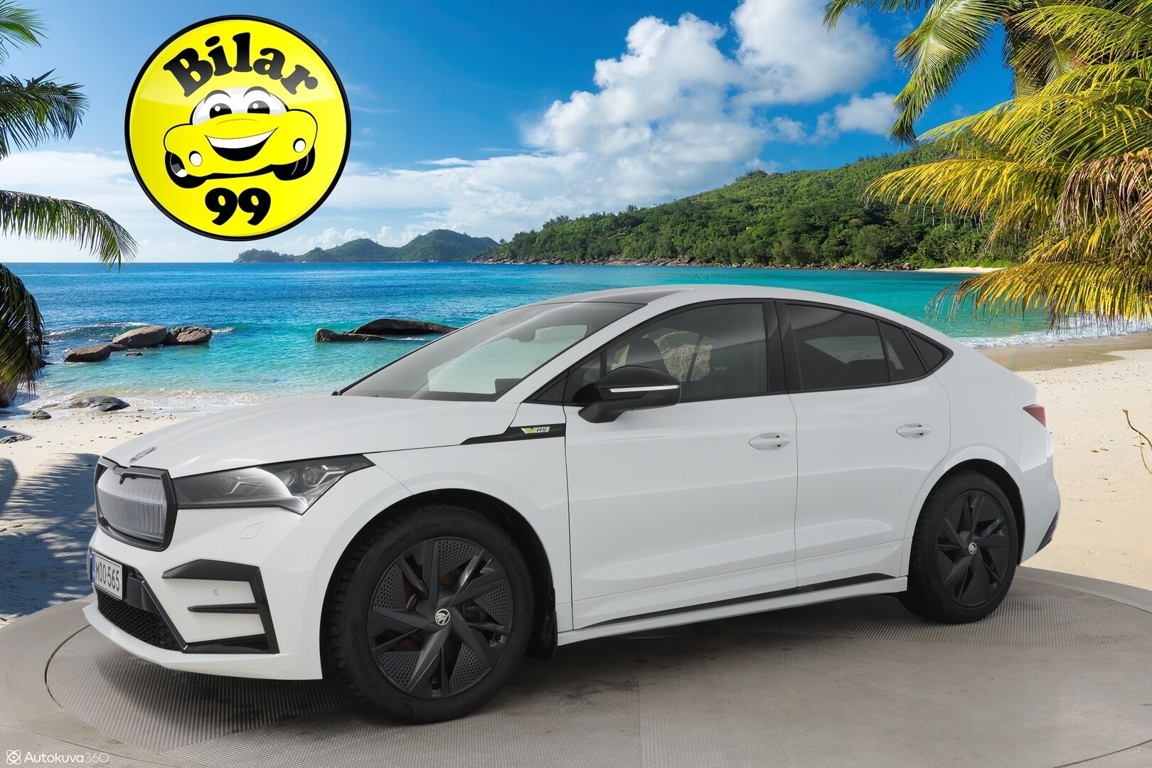 Skoda Enyaq 2023 Coupe 80x 4x4 RS iV - 3,99 % KORKOTARJOUS TÄHÄN AUTOON - * ACC / KeyLessGo / Blis / Crystal Lightning Matrix / P.Kamera / Muistipenkki