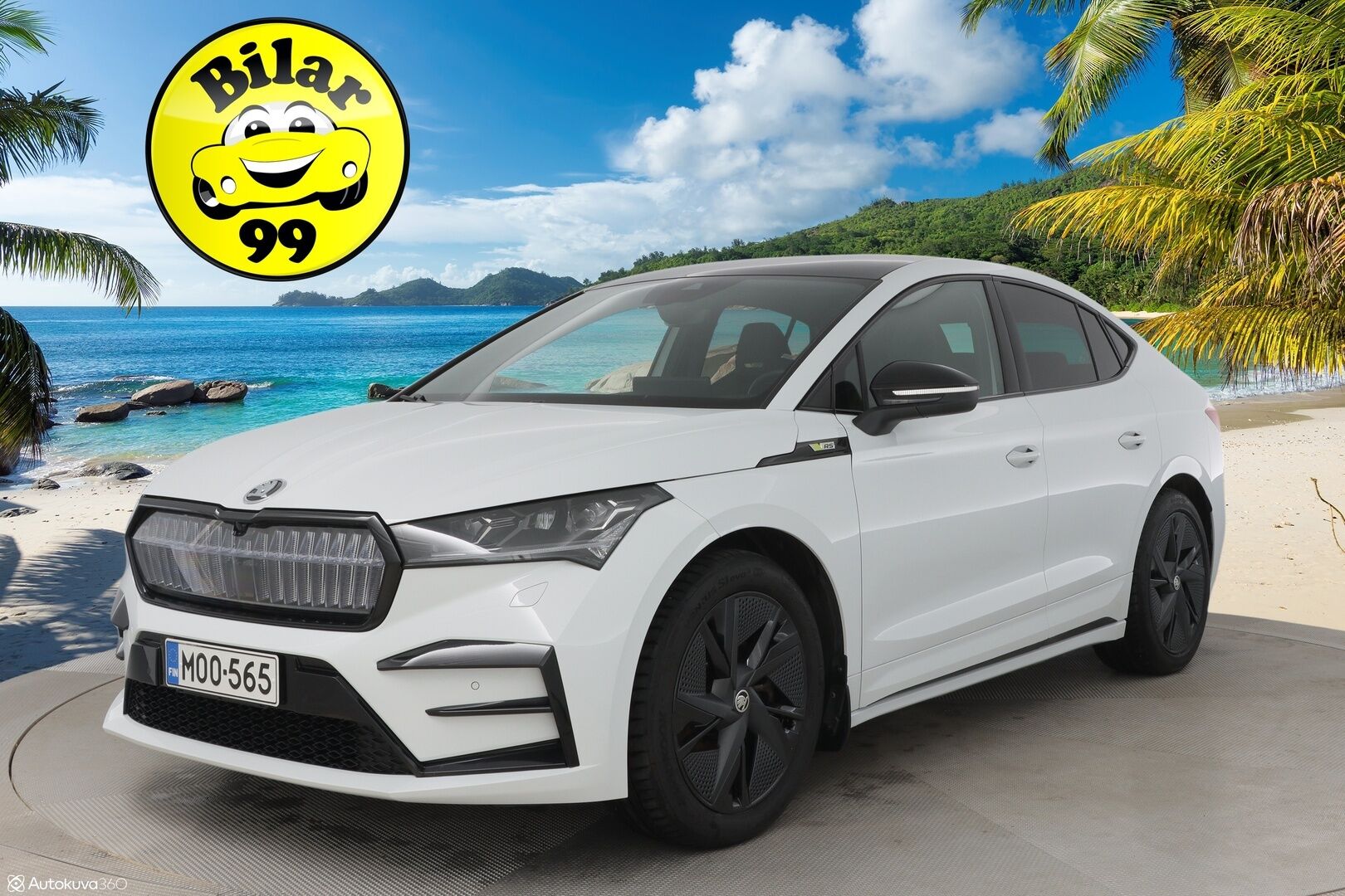 Skoda Enyaq 2023 Coupe 80x 4x4 RS iV - 3,99 % KORKOTARJOUS TÄHÄN AUTOON - * ACC / KeyLessGo / Blis / Crystal Lightning Matrix / P.Kamera / Muistipenkki
