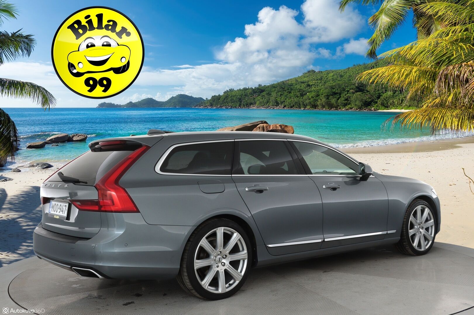 Volvo V90 2017 D5 AWD Inscription aut **HUD / Panorama / 360° Kamera / Adapt.Vakkari / Sporttipenkit Muistilla / Full-LED** - 3,99 % KORKOTARJOUS TÄHÄN AUTOON - Bowers&Wilkins / Digimittaristo / Navi / Kaistavahti / KeylessGO / 2x Renkaat