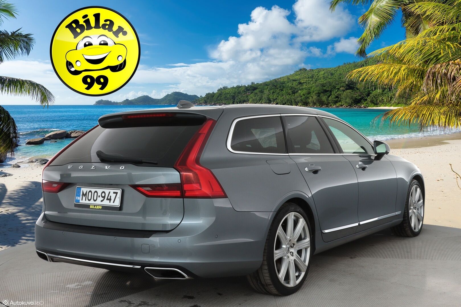 Volvo V90 2017 D5 AWD Inscription aut **HUD / Panorama / 360° Kamera / Adapt.Vakkari / Sporttipenkit Muistilla / Full-LED** - 3,99 % KORKOTARJOUS TÄHÄN AUTOON - Bowers&Wilkins / Digimittaristo / Navi / Kaistavahti / KeylessGO / 2x Renkaat
