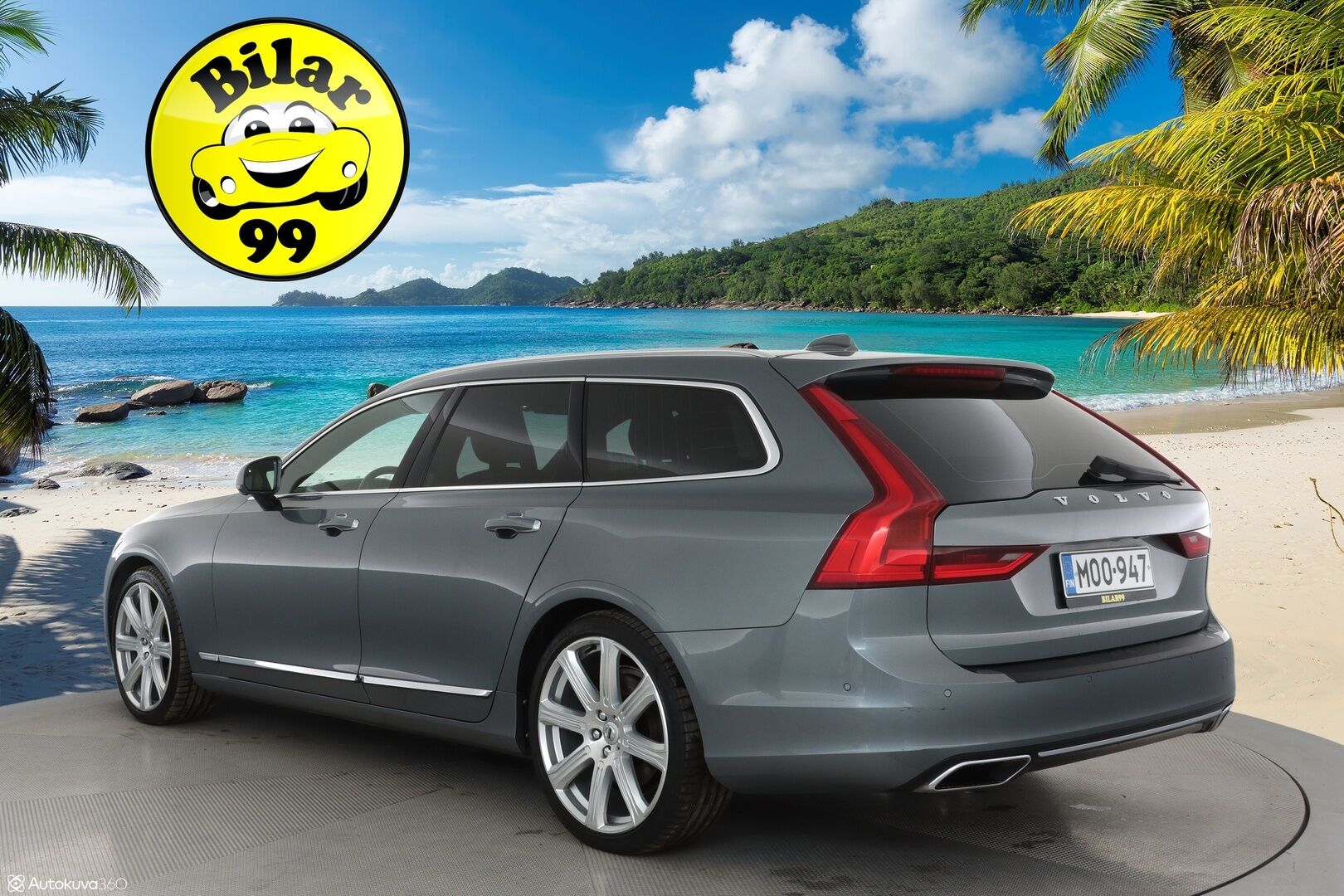 Volvo V90 2017 D5 AWD Inscription aut **HUD / Panorama / 360° Kamera / Adapt.Vakkari / Sporttipenkit Muistilla / Full-LED** - 3,99 % KORKOTARJOUS TÄHÄN AUTOON - Bowers&Wilkins / Digimittaristo / Navi / Kaistavahti / KeylessGO / 2x Renkaat