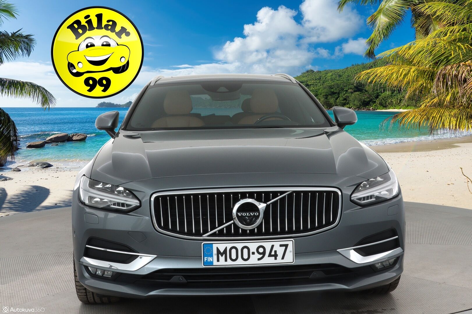 Volvo V90 2017 D5 AWD Inscription aut **HUD / Panorama / 360° Kamera / Adapt.Vakkari / Sporttipenkit Muistilla / Full-LED** - 3,99 % KORKOTARJOUS TÄHÄN AUTOON - Bowers&Wilkins / Digimittaristo / Navi / Kaistavahti / KeylessGO / 2x Renkaat