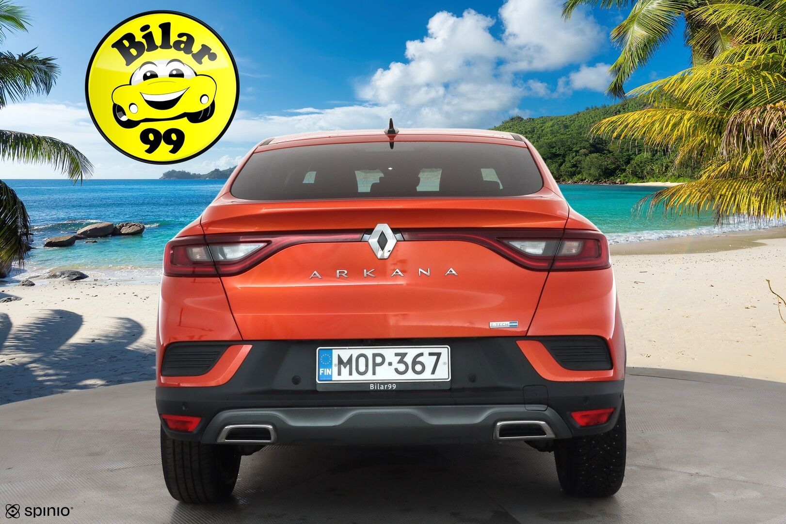 Renault Arkana 2023 E-TECH 145 Hybrid R.S. Line * ACC / Nahkasisusta / LED / P.Kamera / Sähköpenkit / Navi / Kaistavahti / Keyless * - Suomi-auto / Kahdet renkaat aluvanteilla - HULLUT AVAJAISHULINAT KORKOTARJOUS 3,29 %