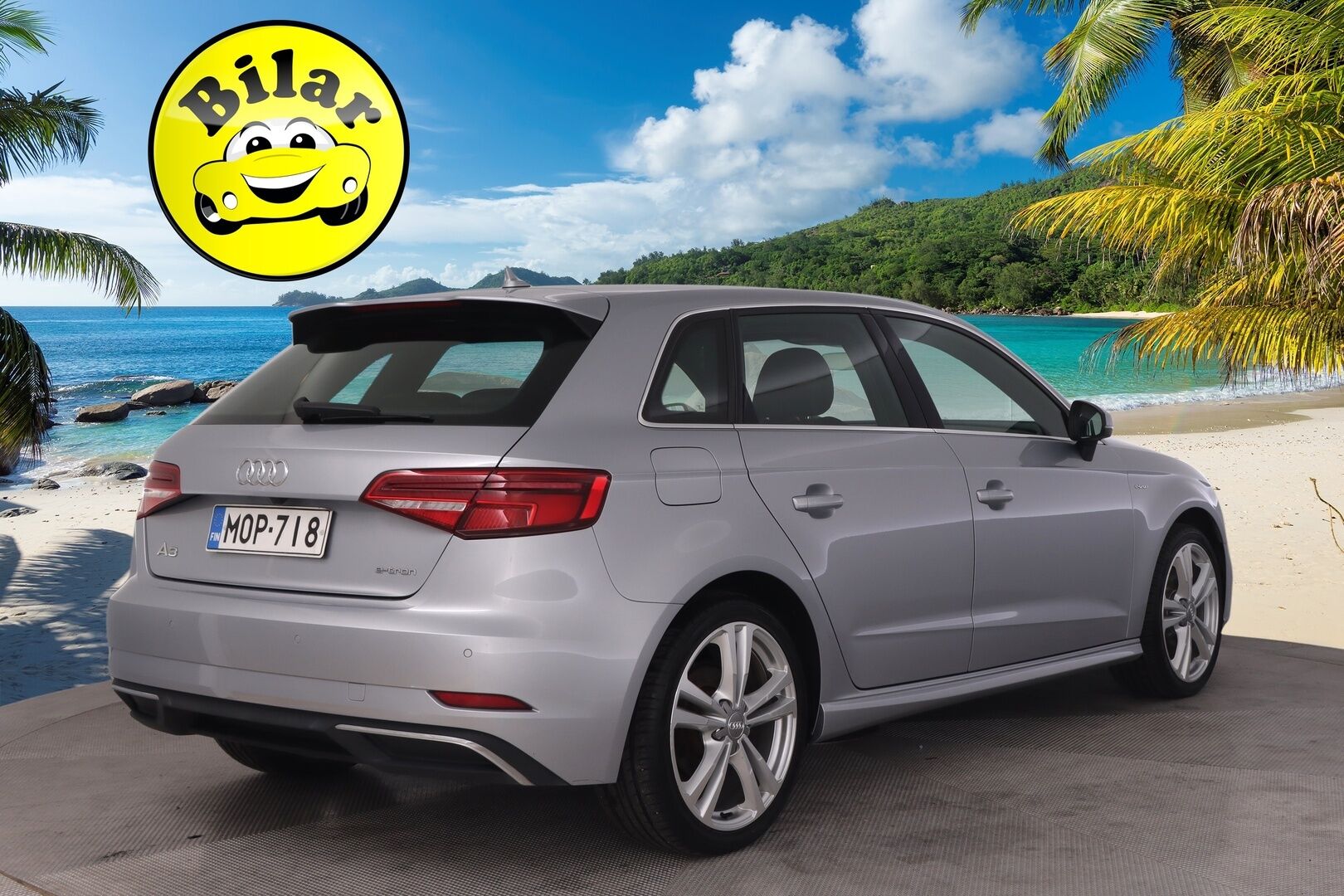 Audi A3 2017 Sportback e-tron S-line - S-line | P.kamera | LED | Keyless | 2 renkaat aluvanteilla