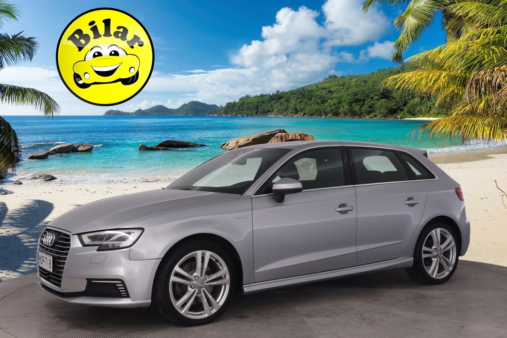 Audi A3 2017 Sportback e-tron S-line - S-line | P.kamera | LED | Keyless | 2 renkaat aluvanteilla