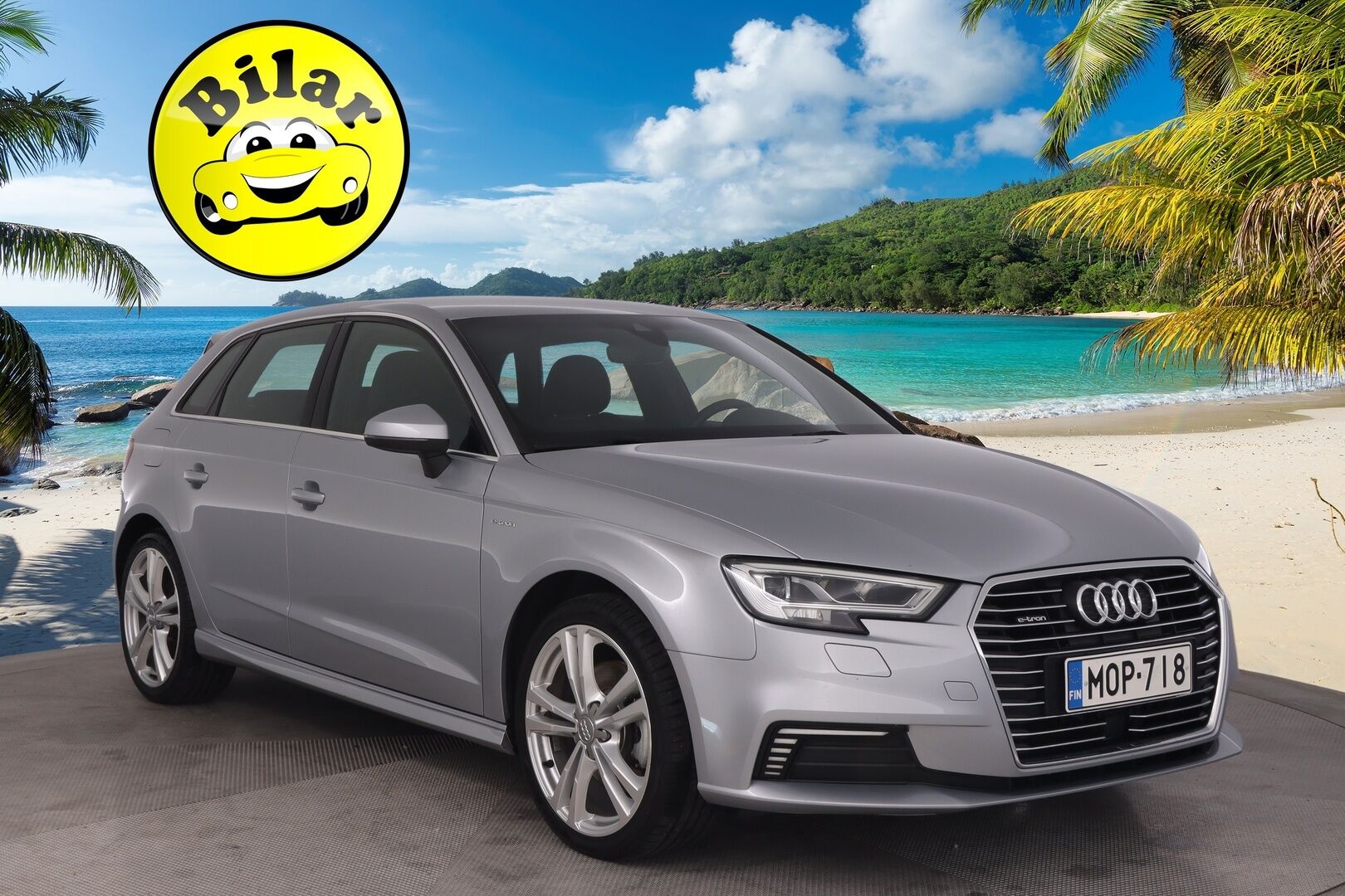 Audi A3 2017 Sportback e-tron S-line - S-line | P.kamera | LED | Keyless | 2 renkaat aluvanteilla
