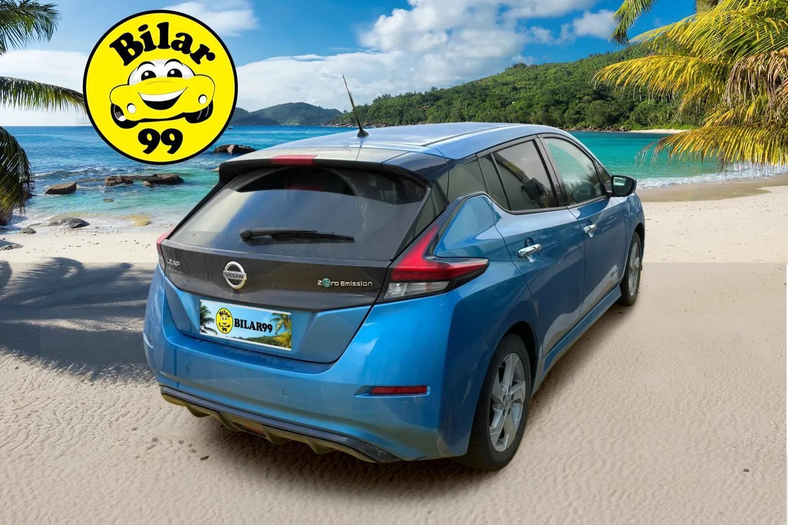 Nissan Leaf 2020 Tekna 40 kWh FI - ACC | Nahkasisusta | BOSE | ILP | Kamera | Kahdet renkaat vanteineen | Akku kuntotarkastettu | Katsastettu 9/2026