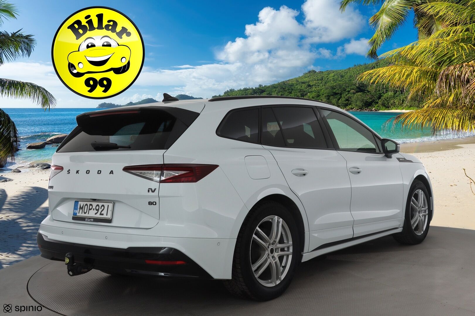 Skoda Enyaq 2023 80 SportLine iV * Canton / ACC / ILP / Matrix-LED / Koukku / P.Kamera / Muistipenkki / Navi / Keyless * - 1-om Suomi-auto / Akku kuntotarkastettu SoH 93% / 2x Latauskaapelit / Kahdet renkaat