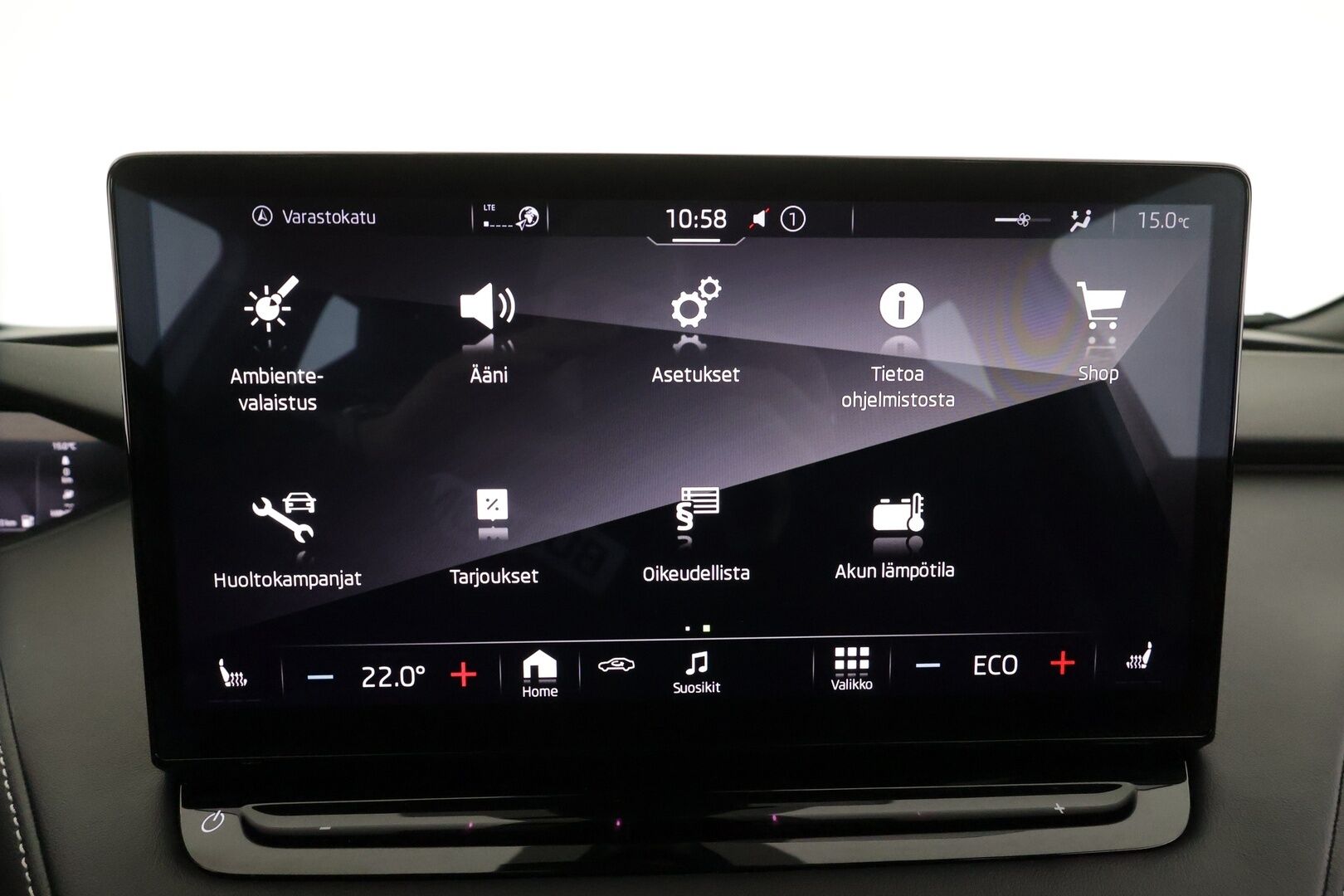 Skoda Enyaq 2023 80 SportLine iV * Canton / ACC / ILP / Matrix-LED / Koukku / P.Kamera / Muistipenkki / Navi / Keyless * - 1-om Suomi-auto / Akku kuntotarkastettu SoH 93% / 2x Latauskaapelit / Kahdet renkaat