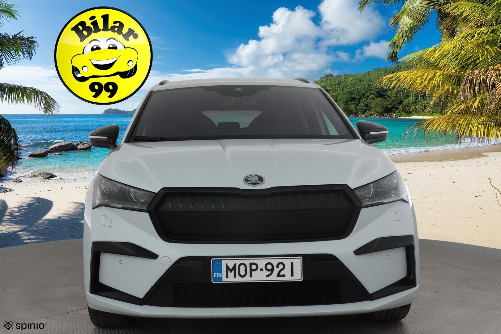 Skoda Enyaq 2023 80 SportLine iV * Canton / ACC / ILP / Matrix-LED / Koukku / P.Kamera / Muistipenkki / Navi / Keyless * - 1-om Suomi-auto / Akku kuntotarkastettu SoH 93% / 2x Latauskaapelit / Kahdet renkaat