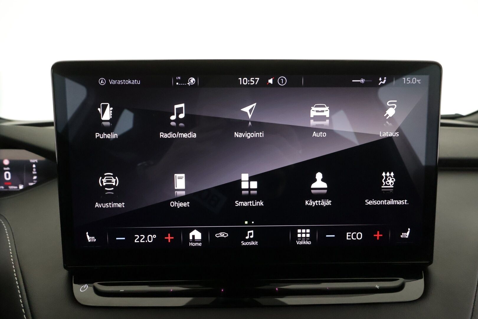 Skoda Enyaq 2023 80 SportLine iV * Canton / ACC / ILP / Matrix-LED / Koukku / P.Kamera / Muistipenkki / Navi / Keyless * - 1-om Suomi-auto / Akku kuntotarkastettu SoH 93% / 2x Latauskaapelit / Kahdet renkaat