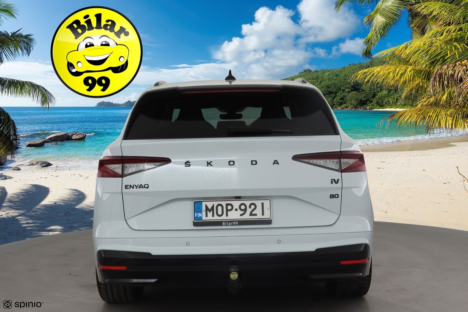 Skoda Enyaq 2023 80 SportLine iV * Canton / ACC / ILP / Matrix-LED / Koukku / P.Kamera / Muistipenkki / Navi / Keyless * - 1-om Suomi-auto / Akku kuntotarkastettu SoH 93% / 2x Latauskaapelit / Kahdet renkaat