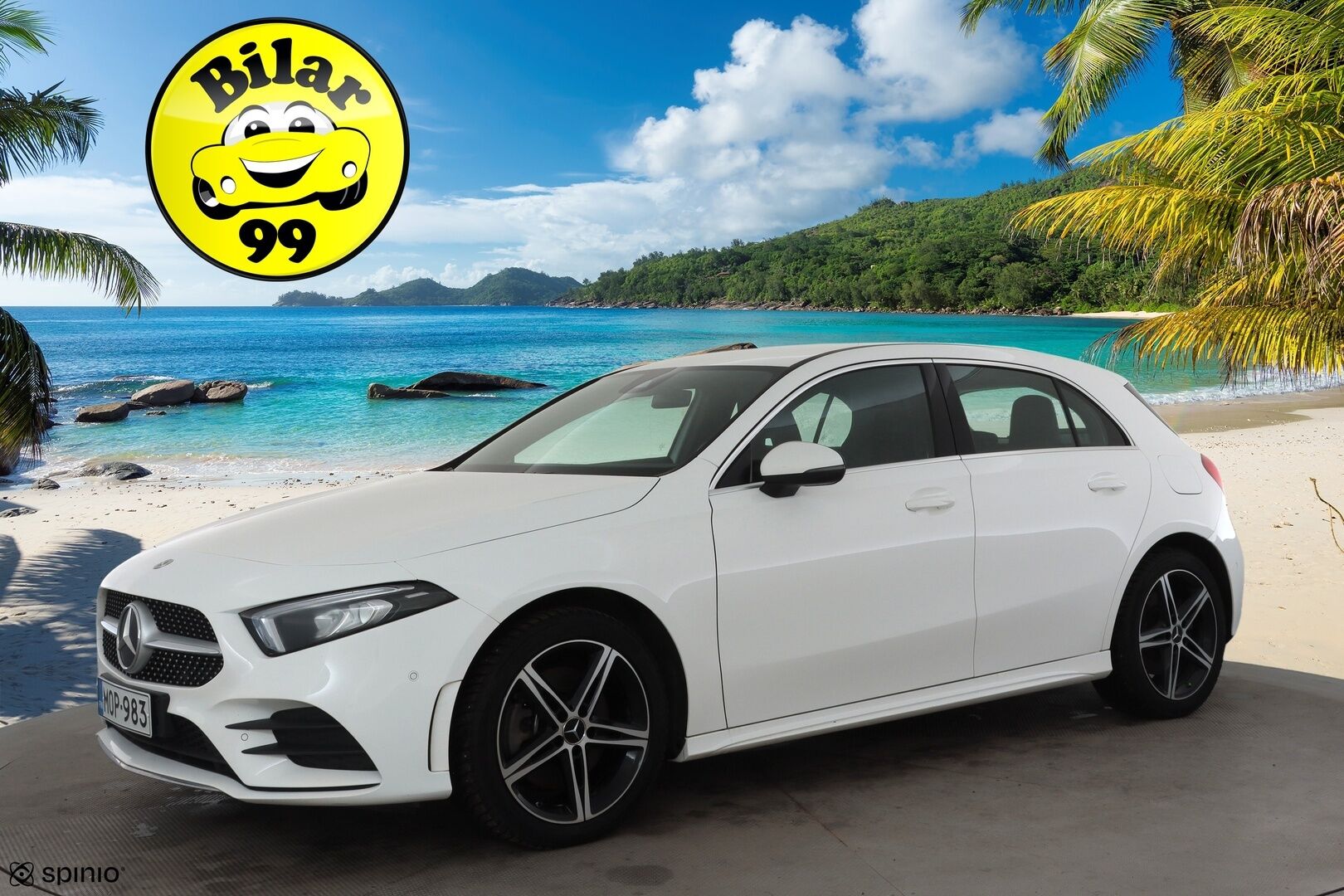 Mercedes-Benz A 2023 250 e A Business AMG Edition * Widescreen / Vakkari / LED / Sporttipenkit / P.kamera / Apple&Android * - 1.Om Suomi-auto / Kahdet renkaat ja vanteet