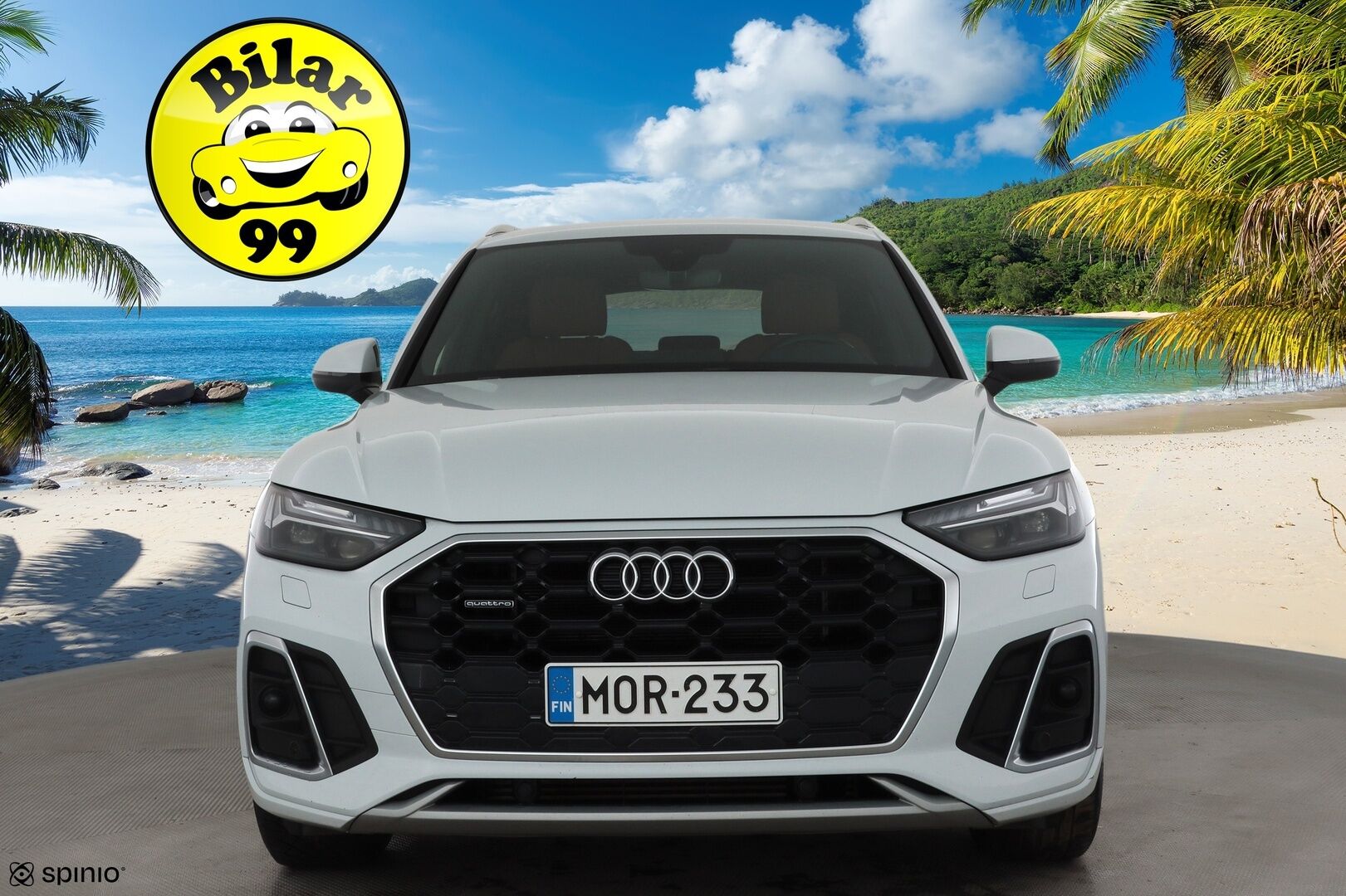 Audi Q5 2023 S line 55 TFSI e 270 kW quattro S tronic Electrified Edition * Koukku / ACC / Matrix-LED / P.Kamera / Sportnahat * - Ilma-alusta / Keyless / 1-om Suomi-auto / Kahdet renkaat / Merkkihuollot - HULLUT BLACKWEEK JATKOT - KORKOTARJOUS 2,49%