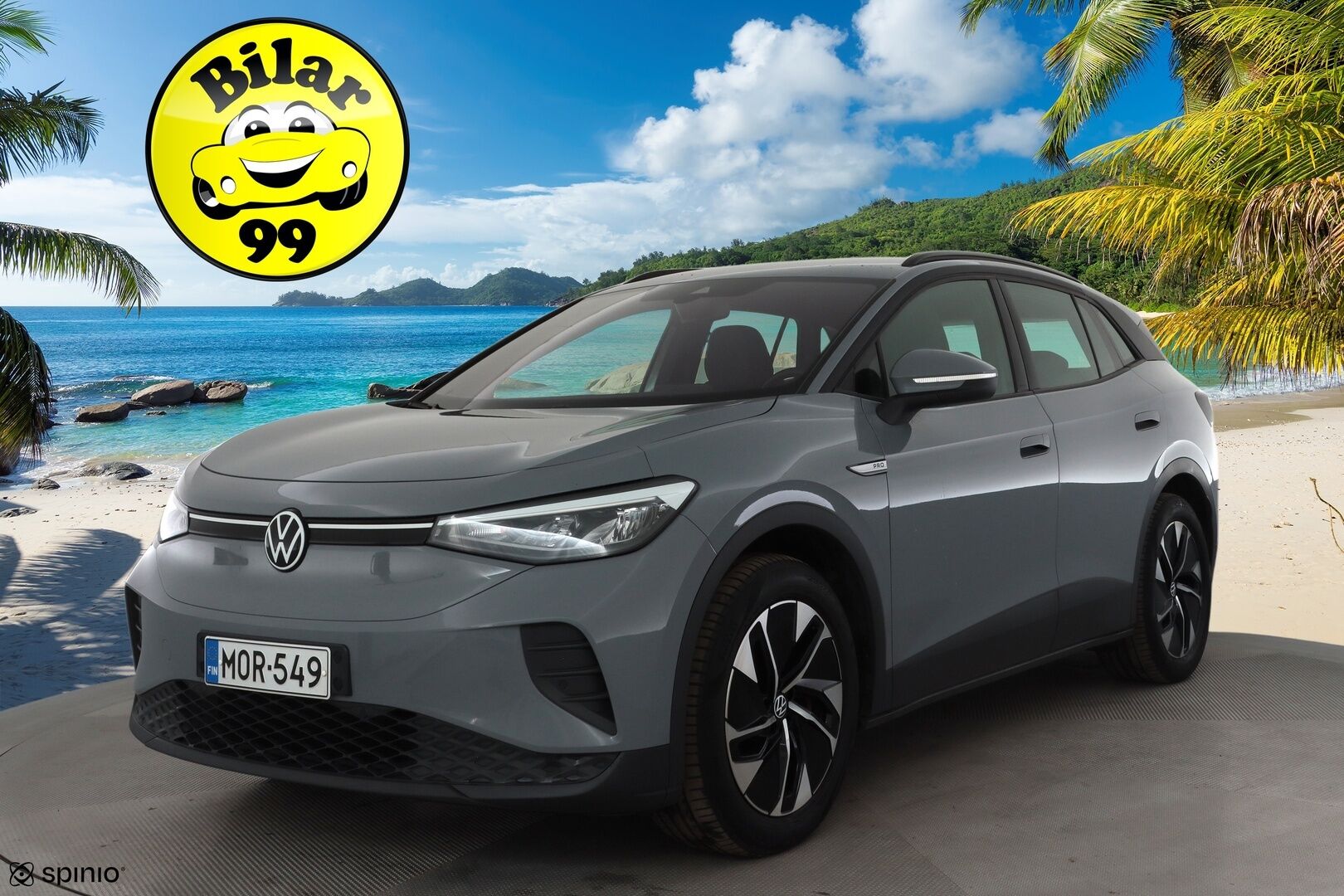 Volkswagen ID.4 2023 Pro Performance 150kW * ILP / Koukku / ACC / LED / P.tutkat / Navi / Kaistavahti / Digimittaristo * - 1-om Suomi-auto / Akku kuntotarkastettu SoH 94,7% /  2x Latauskaapelit / Kahdet renkaat / Merkkihuollettu! - HULLU BLACKWEEK KORKOTARJOUS 2,49%