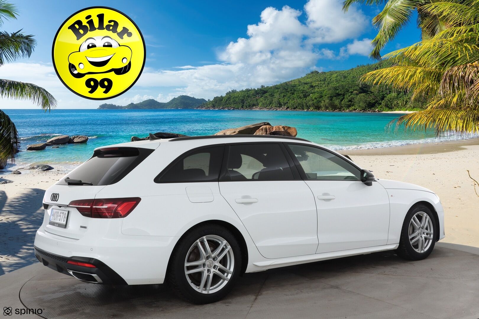 Audi A4 2023 Avant Business S line 40 TFSI 150 kW MHEV quattro S tronic - ACC | P.kamera | Matrix LED | Koukku | Webasto | Sähköpenkit | Suomi-auto | Kahdet renkaat aluvanteilla
