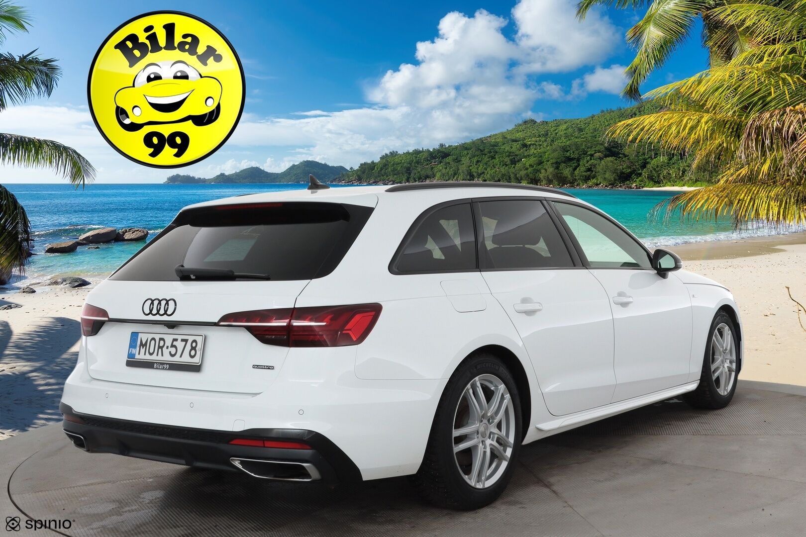 Audi A4 2023 Avant Business S line 40 TFSI 150 kW MHEV quattro S tronic - ACC | P.kamera | Matrix LED | Koukku | Webasto | Sähköpenkit | Suomi-auto | Kahdet renkaat aluvanteilla