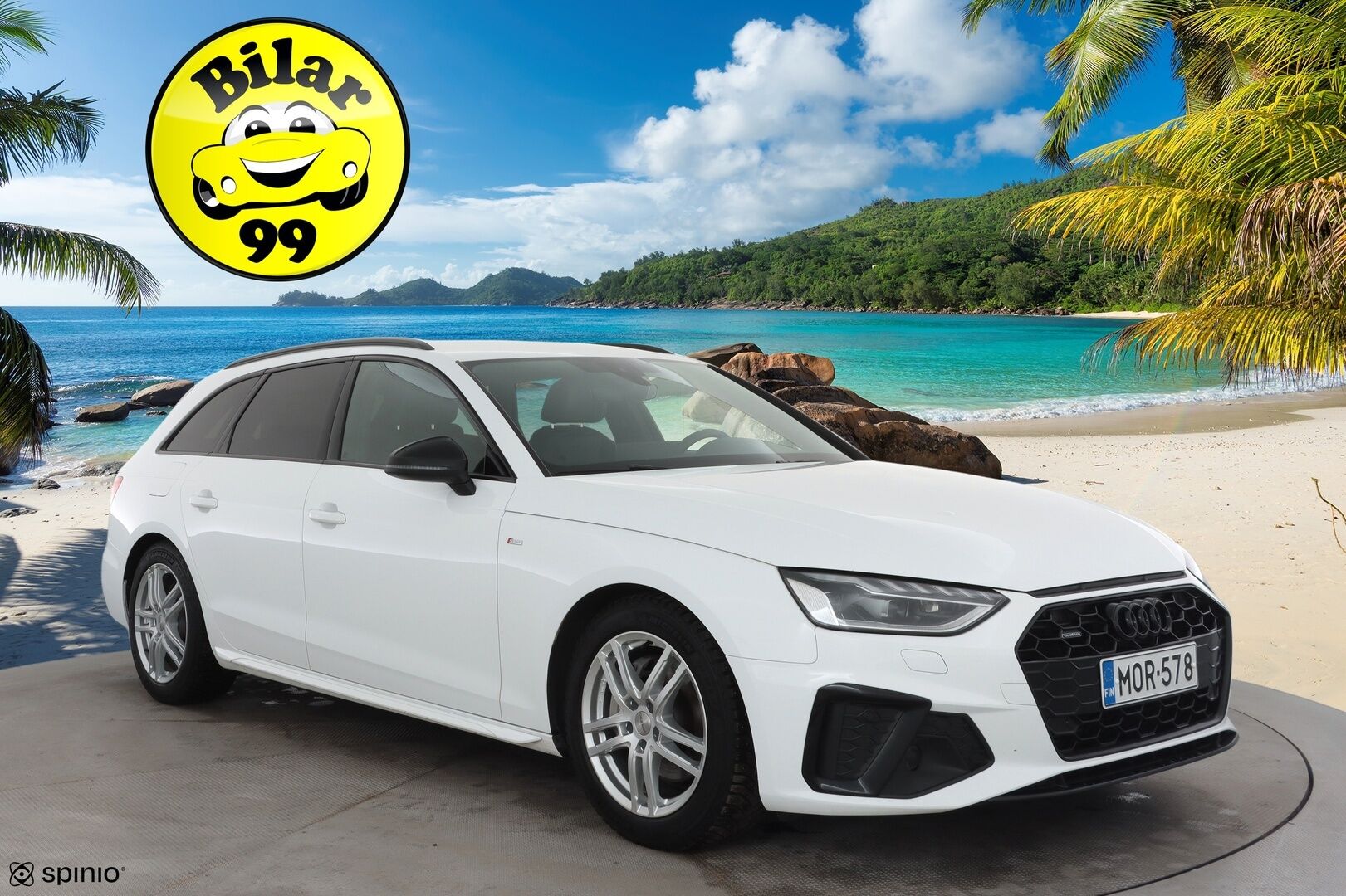Audi A4 2023 Avant Business S line 40 TFSI 150 kW MHEV quattro S tronic - ACC | P.kamera | Matrix LED | Koukku | Webasto | Sähköpenkit | Suomi-auto | Kahdet renkaat aluvanteilla