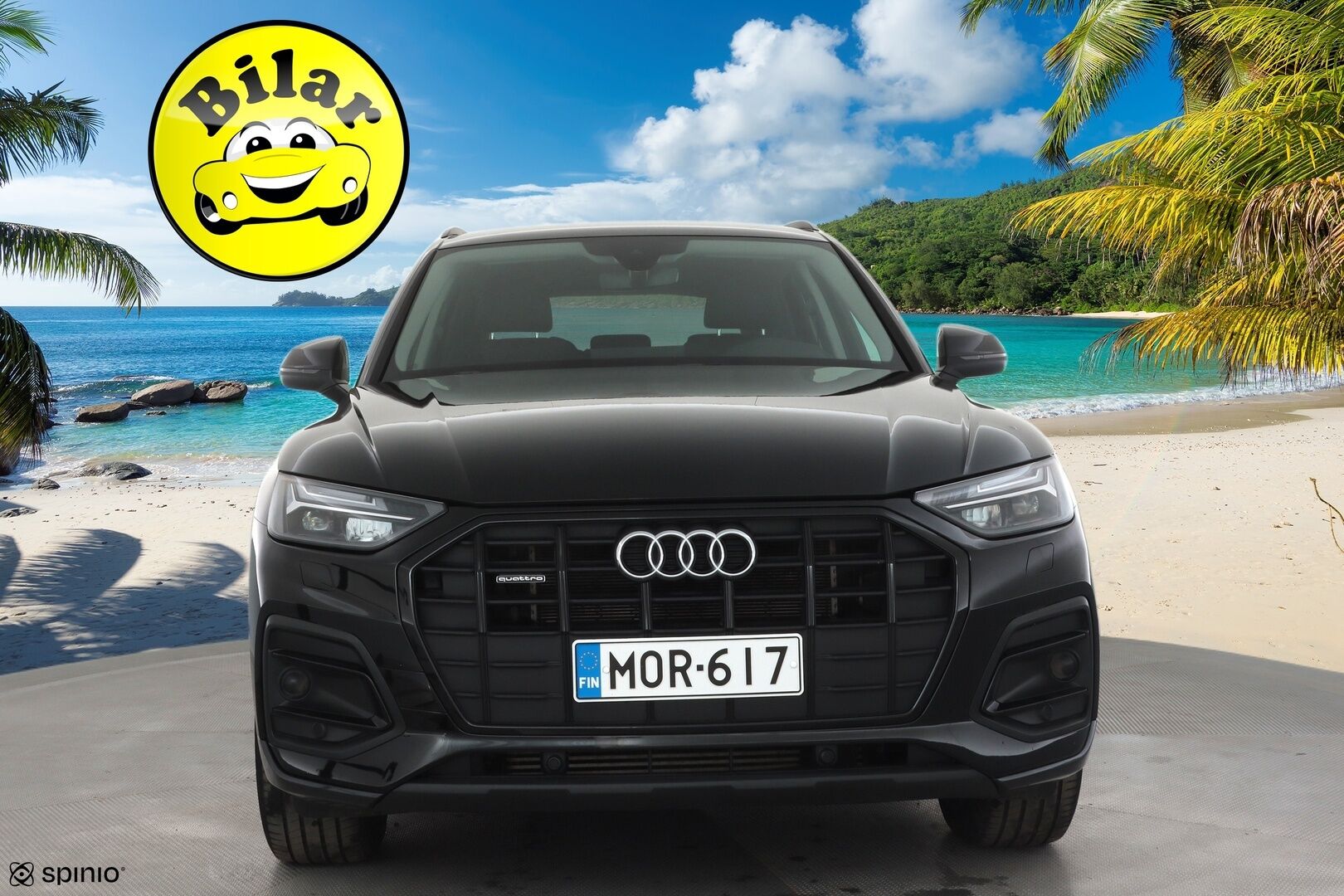 Audi Q5 2023 Progress 50 TFSI e 220 kW quattro S tronic - ACC | Koukku | LED | P.Kamera | Urheiluistuimet | Keyless | Apple&Android | SOH 98.7% 1.Om Suomi auto | Kahdet renkaat Audin alumiinivantein | Kot i& Kauppalaturi |