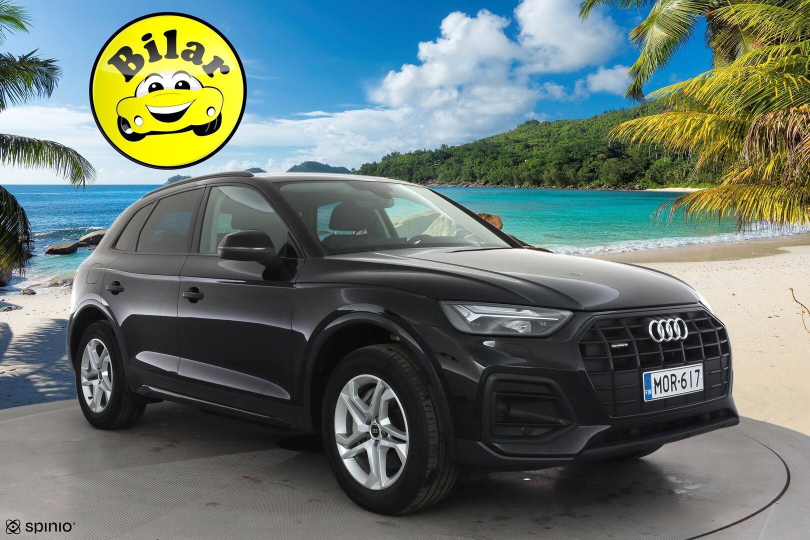 Audi Q5 2023 Progress 50 TFSI e 220 kW quattro S tronic - ACC | Koukku | LED | P.Kamera | Urheiluistuimet | Keyless | Apple&Android | SOH 98.7% 1.Om Suomi auto | Kahdet renkaat Audin alumiinivantein | Kot i& Kauppalaturi |