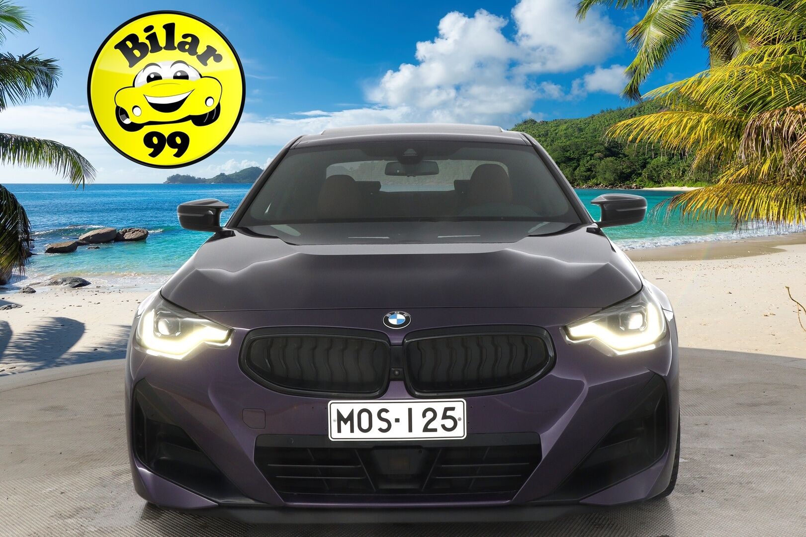 BMW 220 2022 d A G42 Coupé M-Sport * HUD / Kattoluukku / H&K / ACC / 360*Kamera * - 3,99 % KORKOTARJOUS TÄHÄN AUTOON - * Todella näyttävä harvinaisuus / 2x renkailla / Jäätävillä varusteilla *