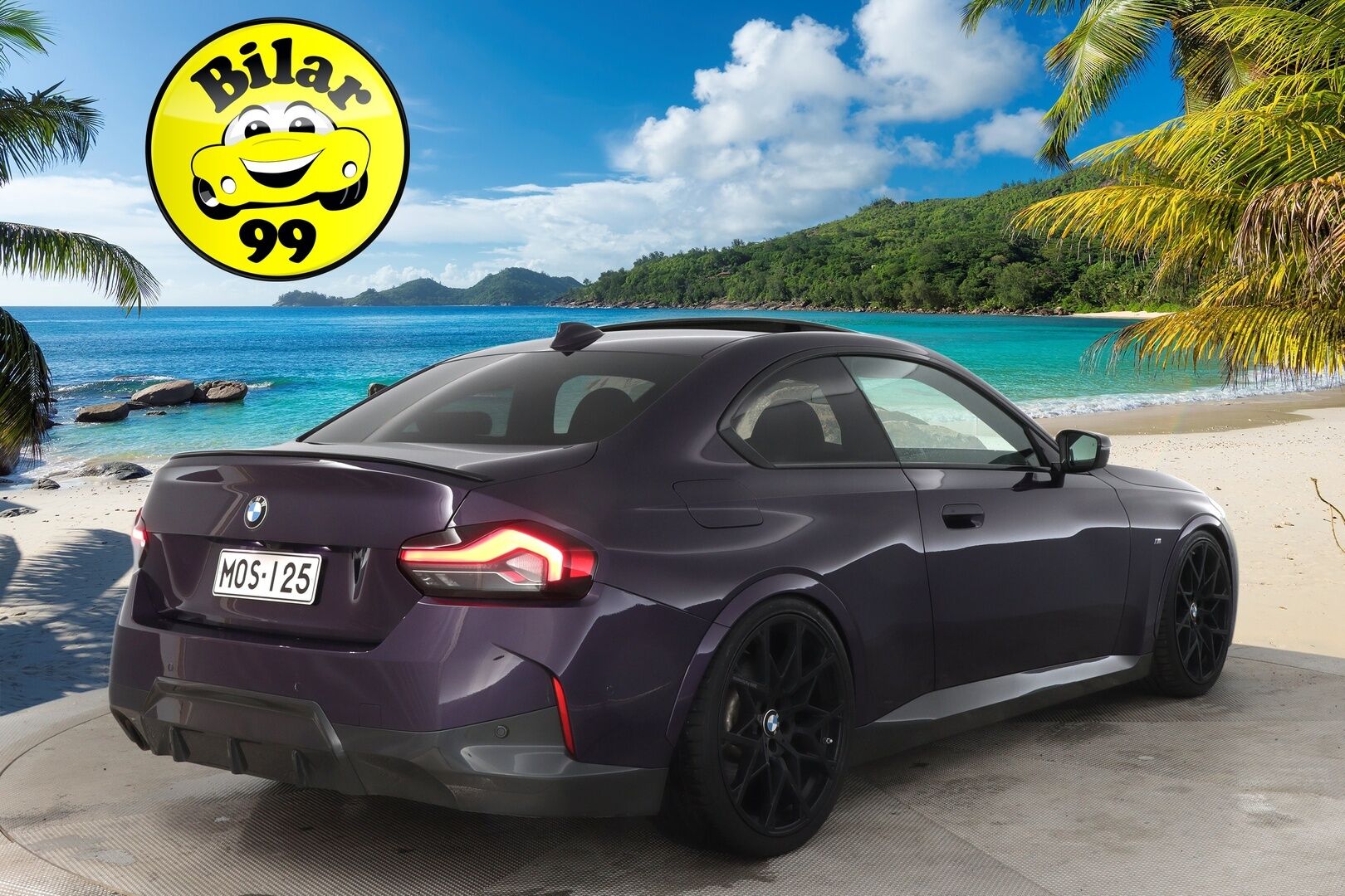 BMW 220 2022 d A G42 Coupé M-Sport * HUD / Kattoluukku / H&K / ACC / 360*Kamera * - 3,99% KORKOTARJOUS TÄHÄN AUTOON 21.9. ASTI - * Todella näyttävä harvinaisuus / 2x renkailla / Jäätävillä varusteilla *