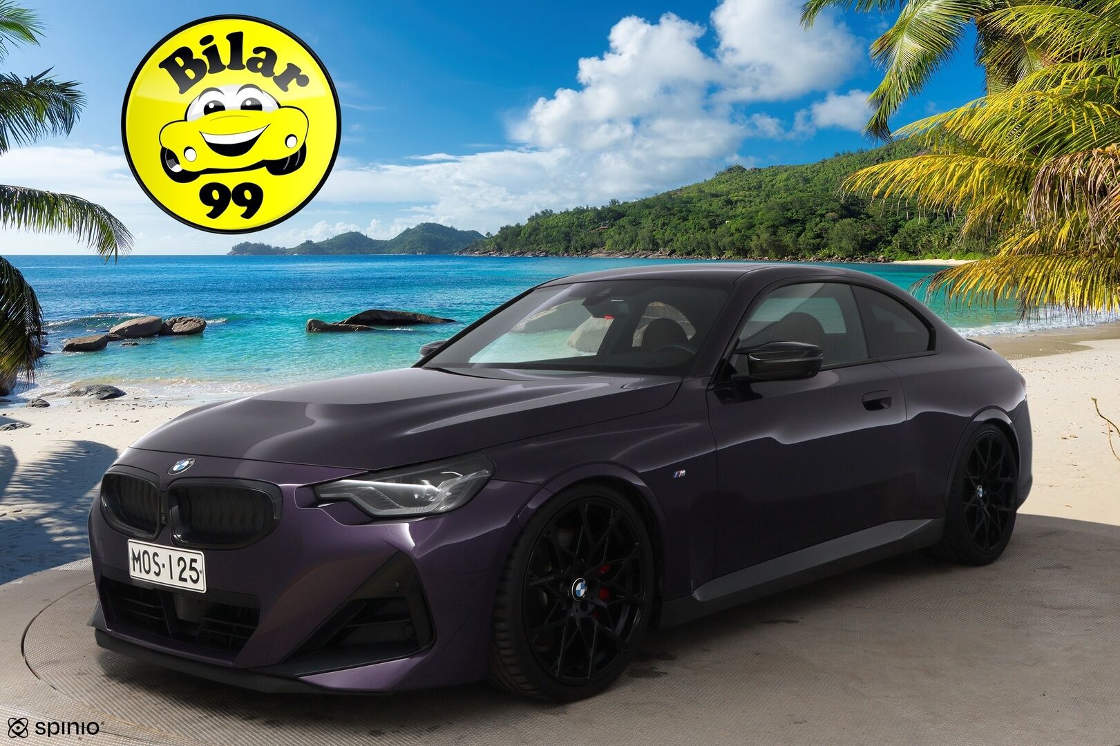 BMW 220 2022 d A G42 Coupé M-Sport * HUD / Adapt.Vakkari / Harman&Kardon / Vetokoukku / Vernasca Nahkasisusta / Adapt.LED - * Todella näyttävä harvinaisuus / 2x renkailla / Jäätävillä varusteilla *