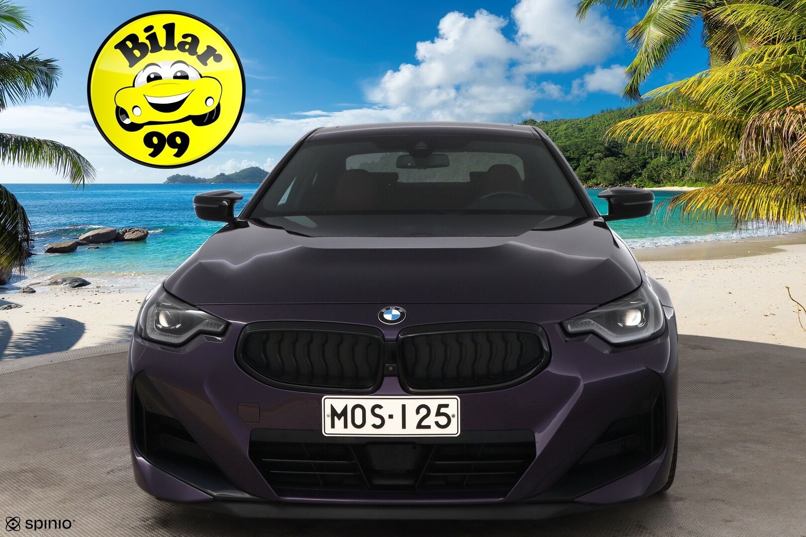 BMW 220 2022 d A G42 Coupé M-Sport * HUD / Adapt.Vakkari / Harman&Kardon / Vetokoukku / Vernasca Nahkasisusta / Adapt.LED - * Todella näyttävä harvinaisuus / 2x renkailla / Jäätävillä varusteilla *