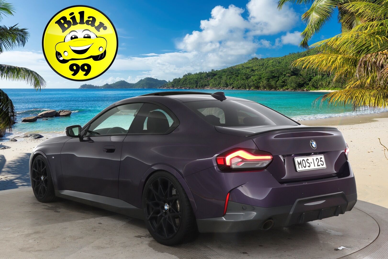 BMW 220 2022 d A G42 Coupé M-Sport * HUD / Kattoluukku / H&K / ACC / 360*Kamera * - 3,99 % KORKOTARJOUS TÄHÄN AUTOON - * Todella näyttävä harvinaisuus / 2x renkailla / Jäätävillä varusteilla *