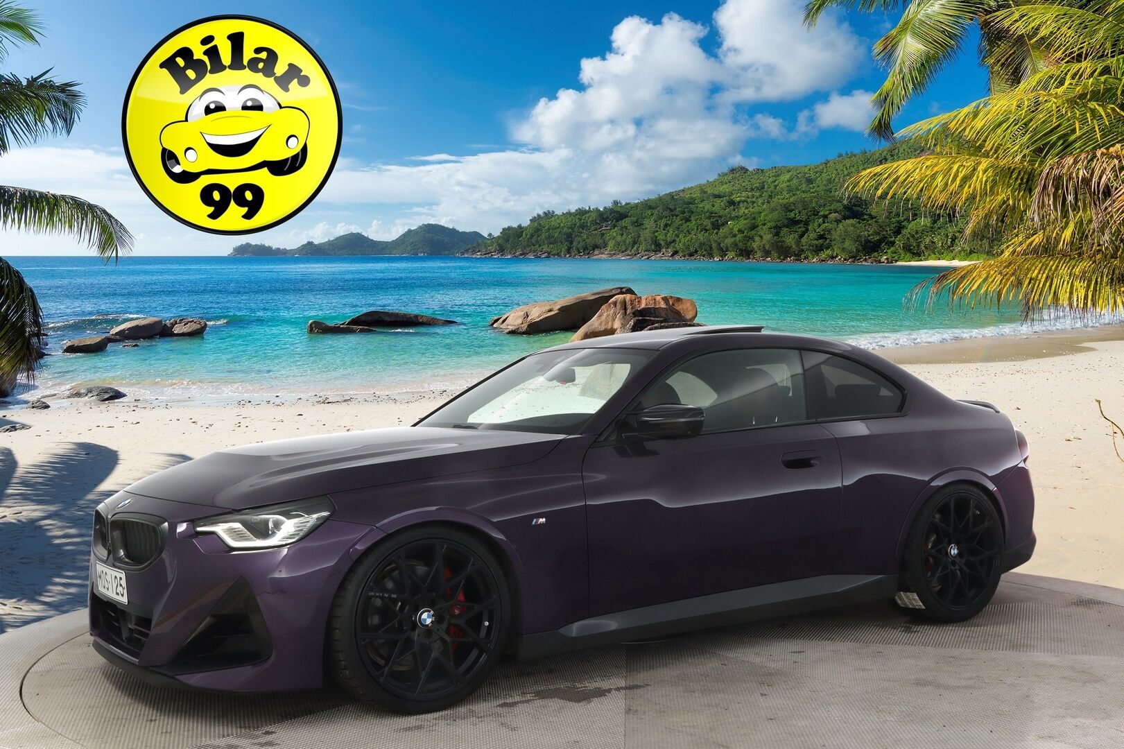 BMW 220 2022 d A G42 Coupé M-Sport * HUD / Kattoluukku / H&K / ACC / 360*Kamera * - 3,99 % KORKOTARJOUS TÄHÄN AUTOON - * Todella näyttävä harvinaisuus / 2x renkailla / Jäätävillä varusteilla *