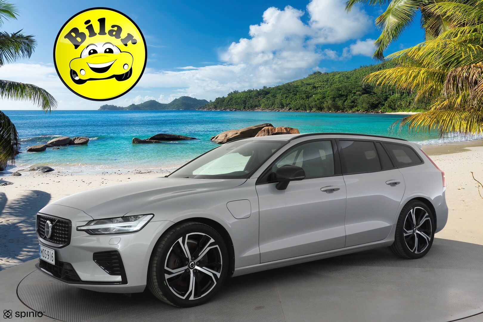 Volvo V60 2023 T8 AWD Long Range High Performance Plus Dark aut - | ACC | Sporttipenkit muistilla | Full-LED Active | Pilot Assist | BLIS | Puolinahat | Keyless | P.kamera | Lämm. ratti | 2x renkaat aluin | 1-om suomiauto |
