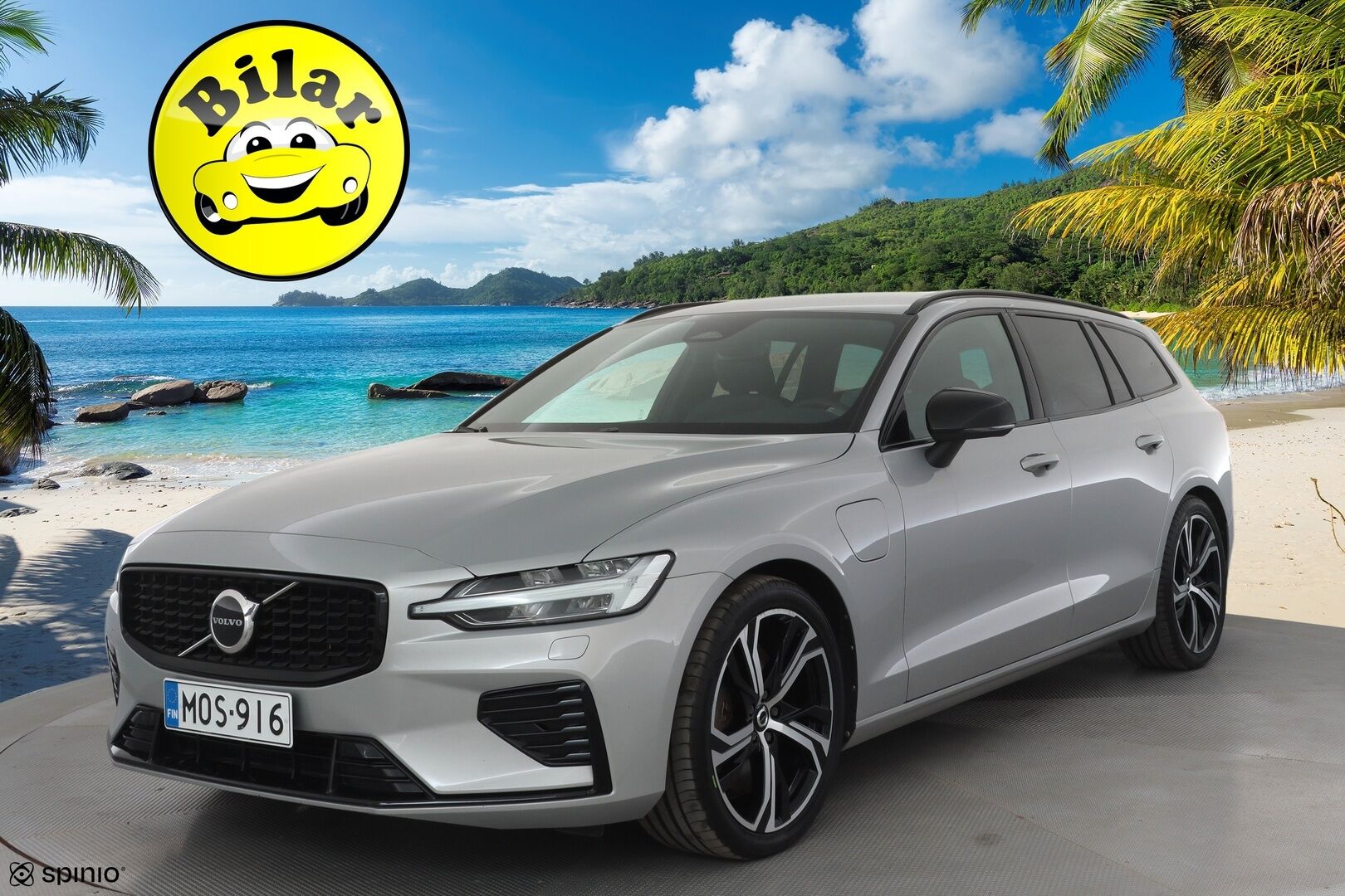 Volvo V60 2023 T8 AWD Long Range High Performance Plus Dark aut - | ACC | Sporttipenkit muistilla | Full-LED Active | Pilot Assist | BLIS | Puolinahat | Keyless | P.kamera | Lämm. ratti | 2x renkaat aluin | 1-om suomiauto |