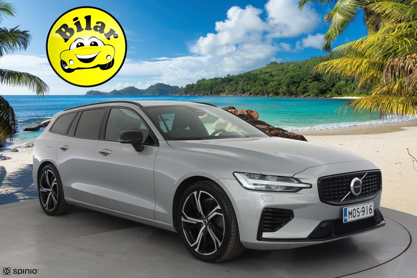 Volvo V60 2023 T8 AWD Long Range High Performance Plus Dark aut - | ACC | Sporttipenkit muistilla | Full-LED Active | Pilot Assist | BLIS | Puolinahat | Keyless | P.kamera | Lämm. ratti | 2x renkaat aluin | 1-om suomiauto |