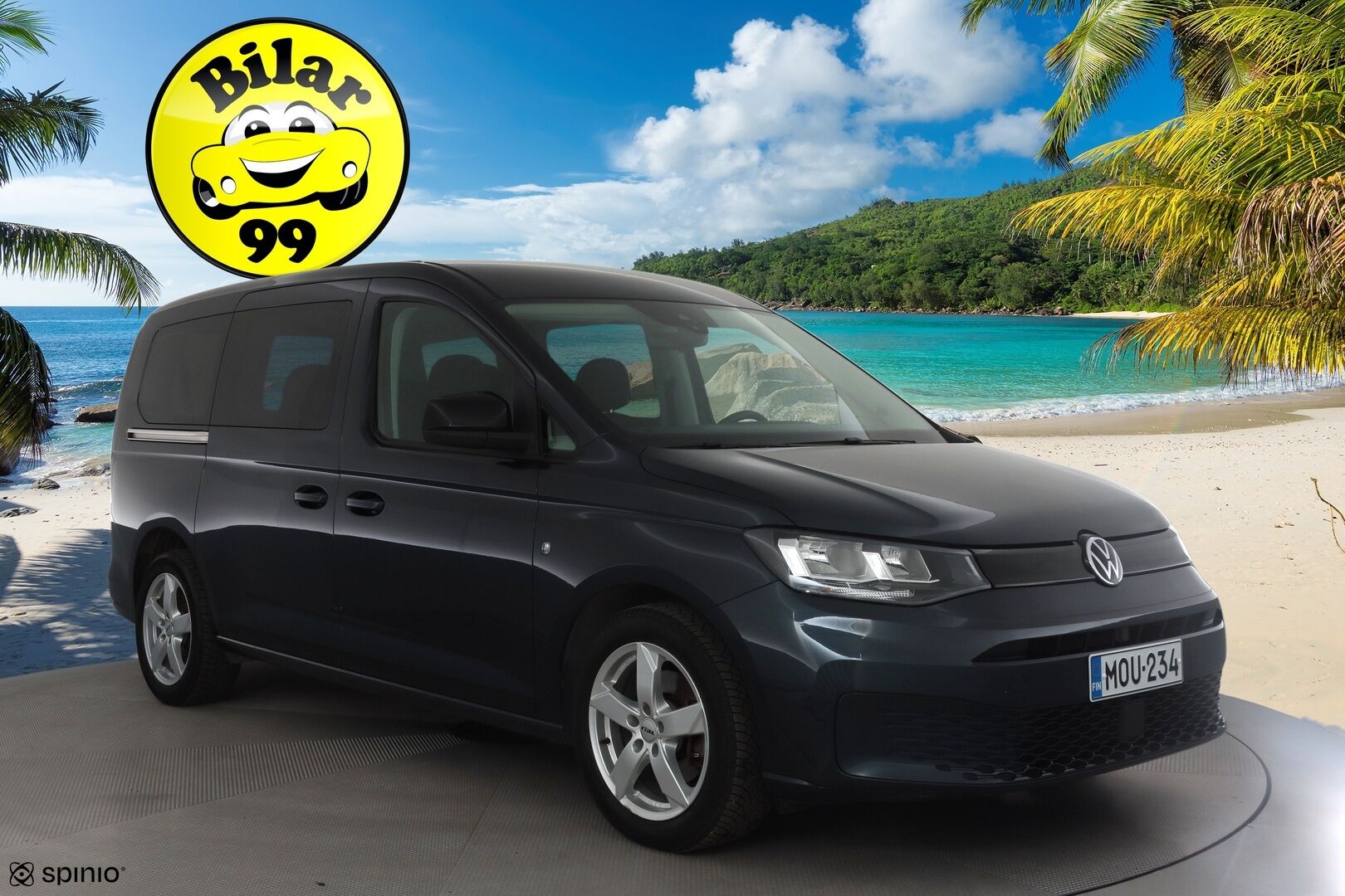 Volkswagen Caddy 2023 Family 2,0 TDI 75kW  7-P * 1.Om Suomi-auto / Vakkari / P.tutkat / Webasto / Koukku / 2xRenkaat *