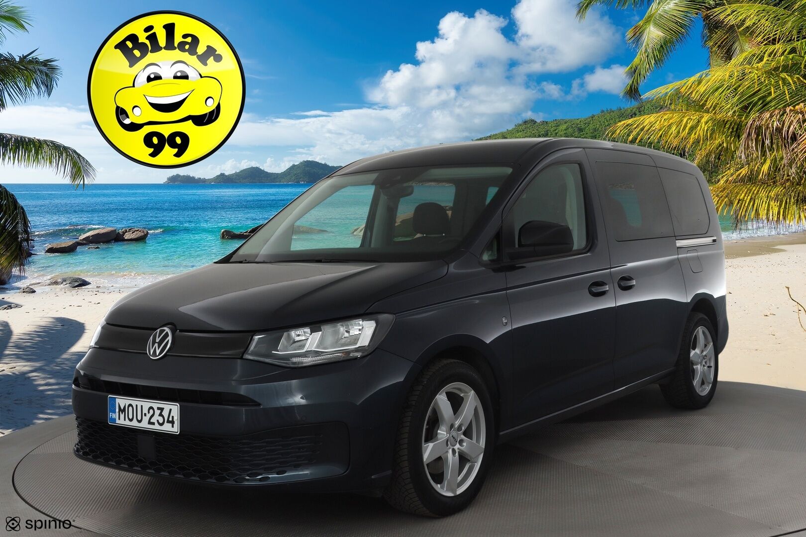 Volkswagen Caddy 2023 Family 2,0 TDI 75kW  7-P * 1.Om Suomi-auto / Vakkari / P.tutkat / Webasto / Koukku / 2xRenkaat *