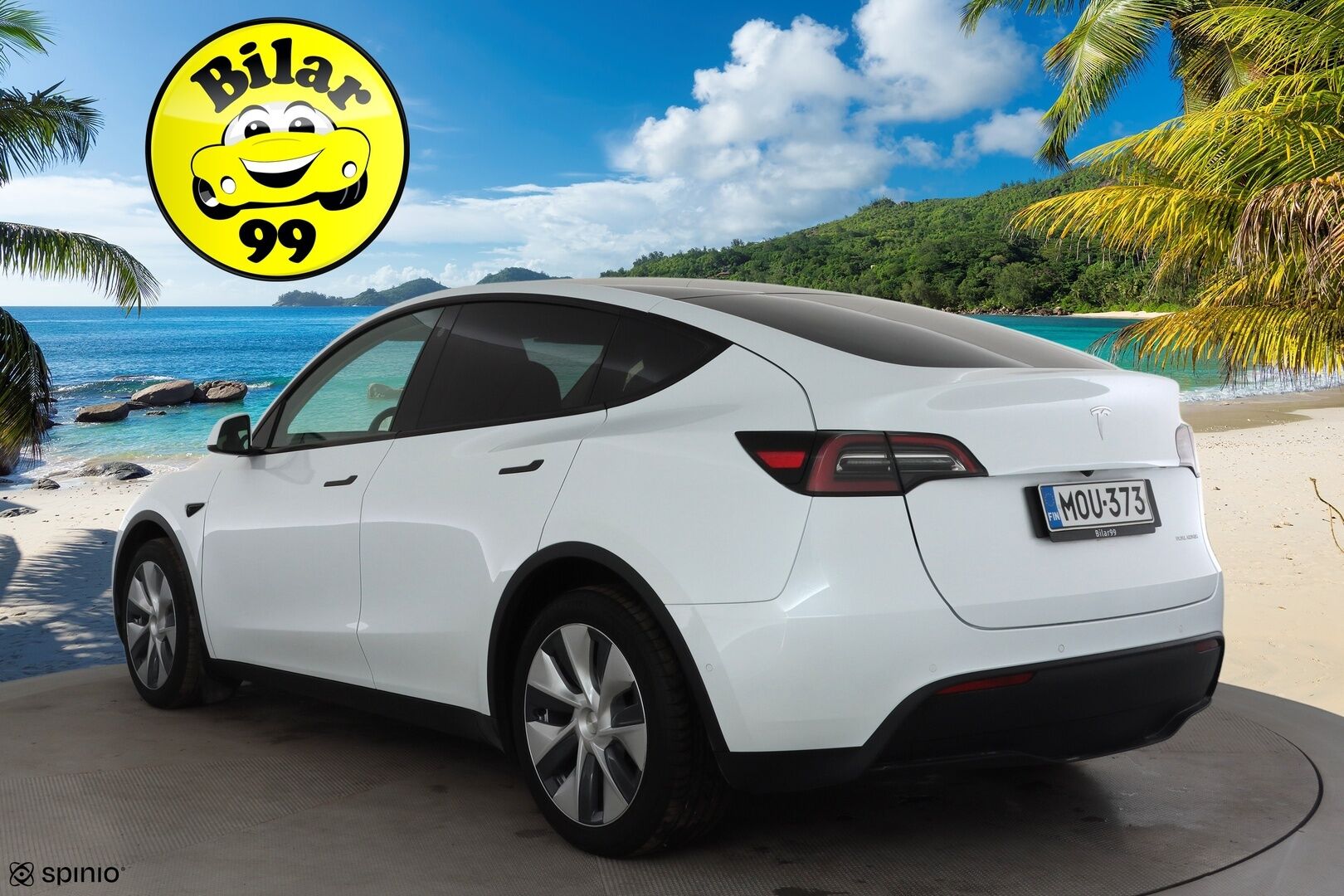 Tesla Model Y 2023 Long Range Dual Motor * Lasikatto / Koukku / ILP / ACC / Matrix-LED / Muistipenkki / P.kamera / Premium Audio / Navi * - 1-om Suomi-auto / 2x Latauskaapelit / Kahdet renkaat aluvanteilla