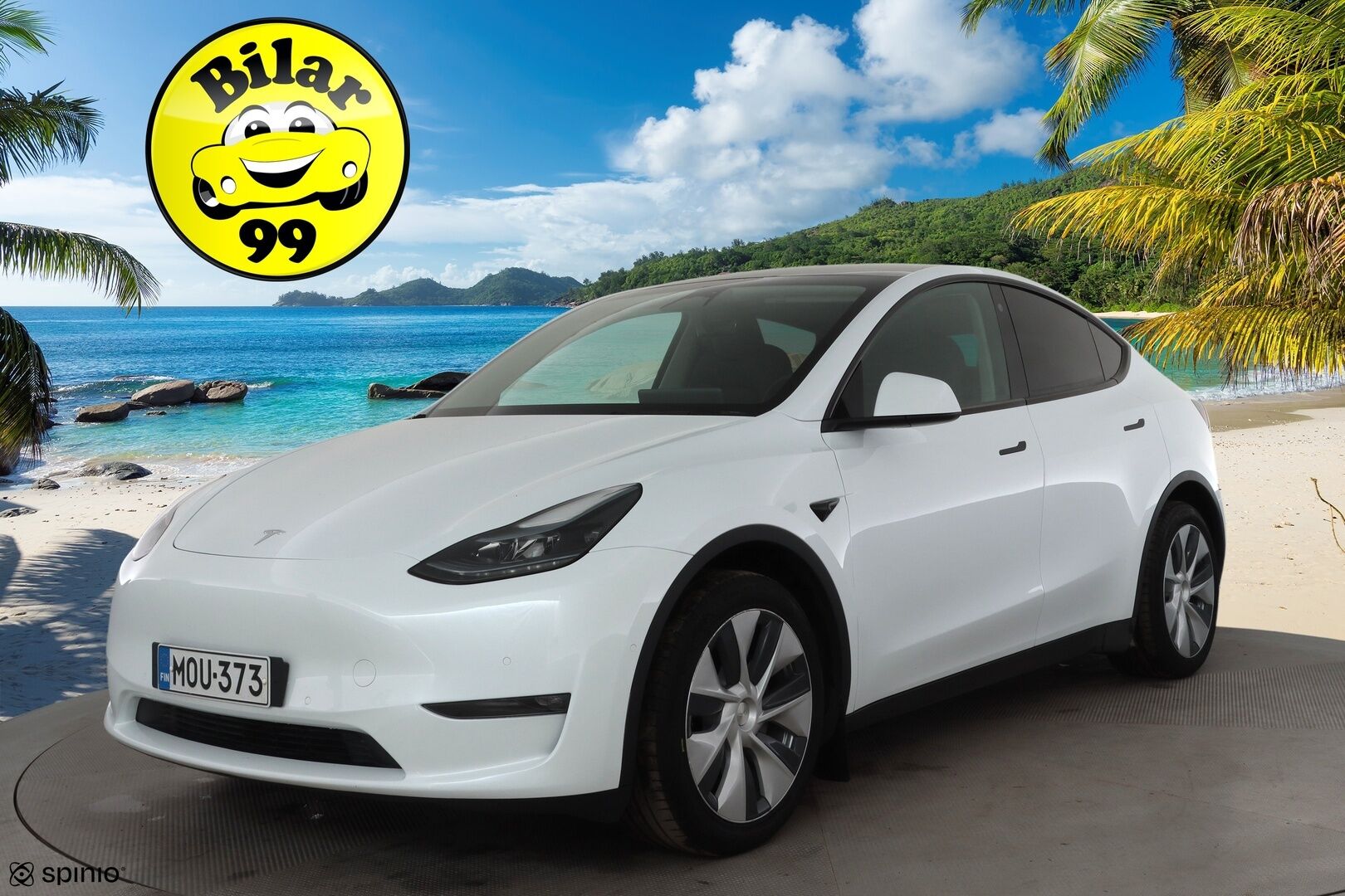 Tesla Model Y 2023 Long Range Dual Motor * Lasikatto / Koukku / ILP / ACC / Matrix-LED / Muistipenkki / P.kamera / Premium Audio / Navi * - 1-om Suomi-auto / 2x Latauskaapelit / Kahdet renkaat aluvanteilla