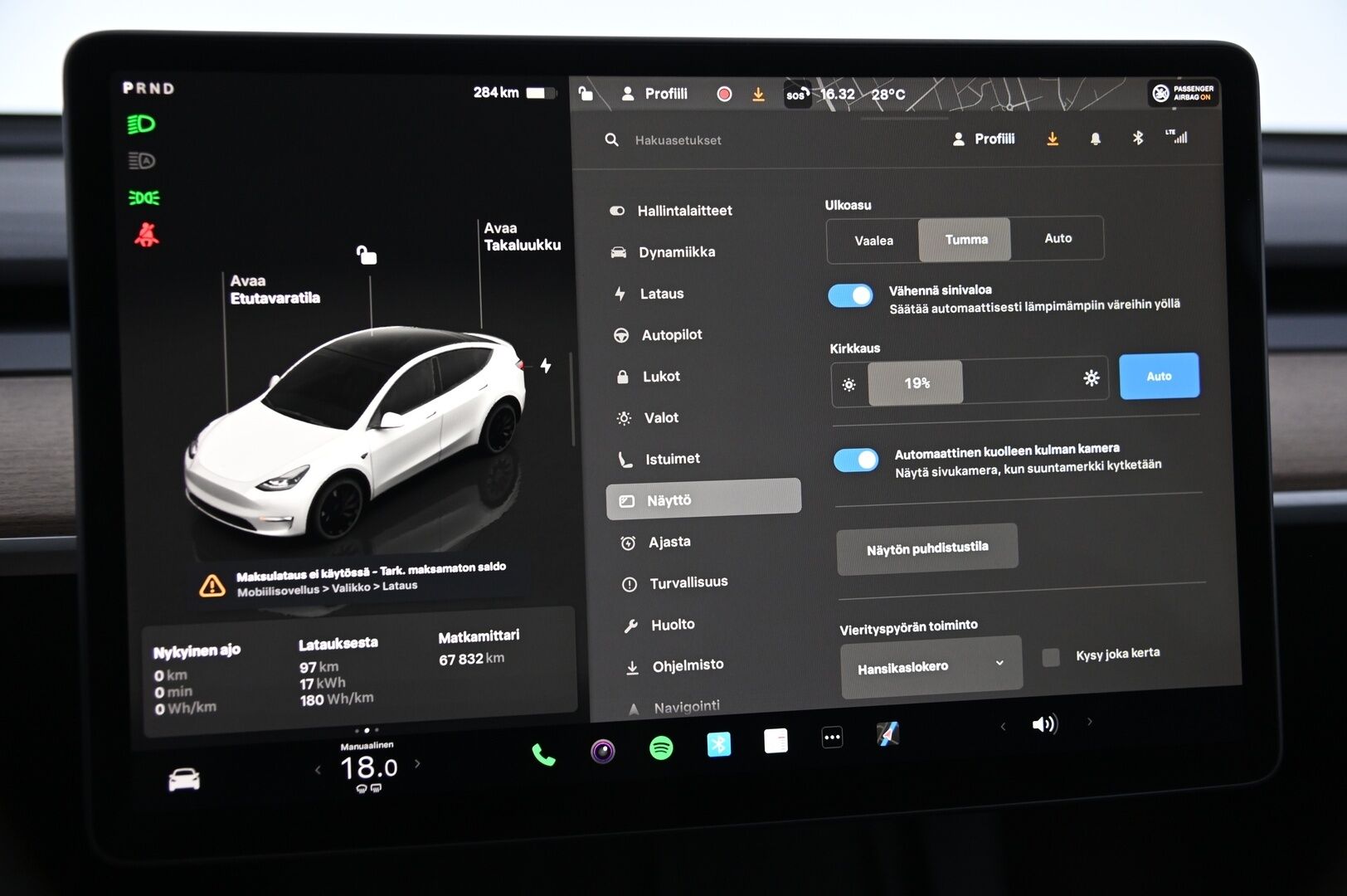 Tesla Model Y 2022 Performance Dual Motor *Lämpöpumppu / AP3 / AMD Ryzen / Premium Audio* - 3,99 % KORKOTARJOUS TÄHÄN AUTOON - Juuri saapunut! / Akku kuntotarkastettu*
