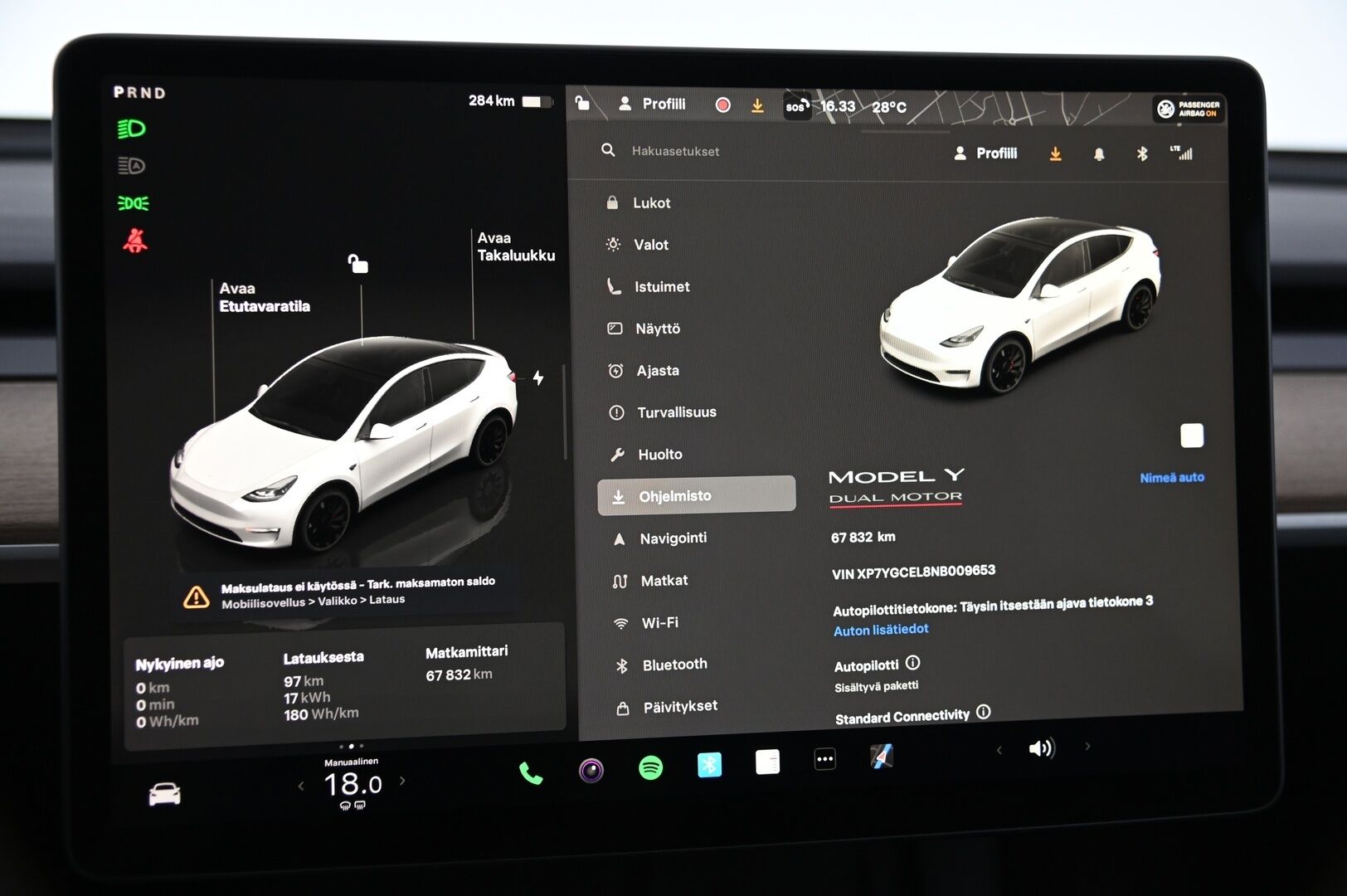 Tesla Model Y 2022 Performance Dual Motor *Lämpöpumppu / AP3 / AMD Ryzen / Premium Audio* - 3,99 % KORKOTARJOUS TÄHÄN AUTOON - Juuri saapunut! / Akku kuntotarkastettu*