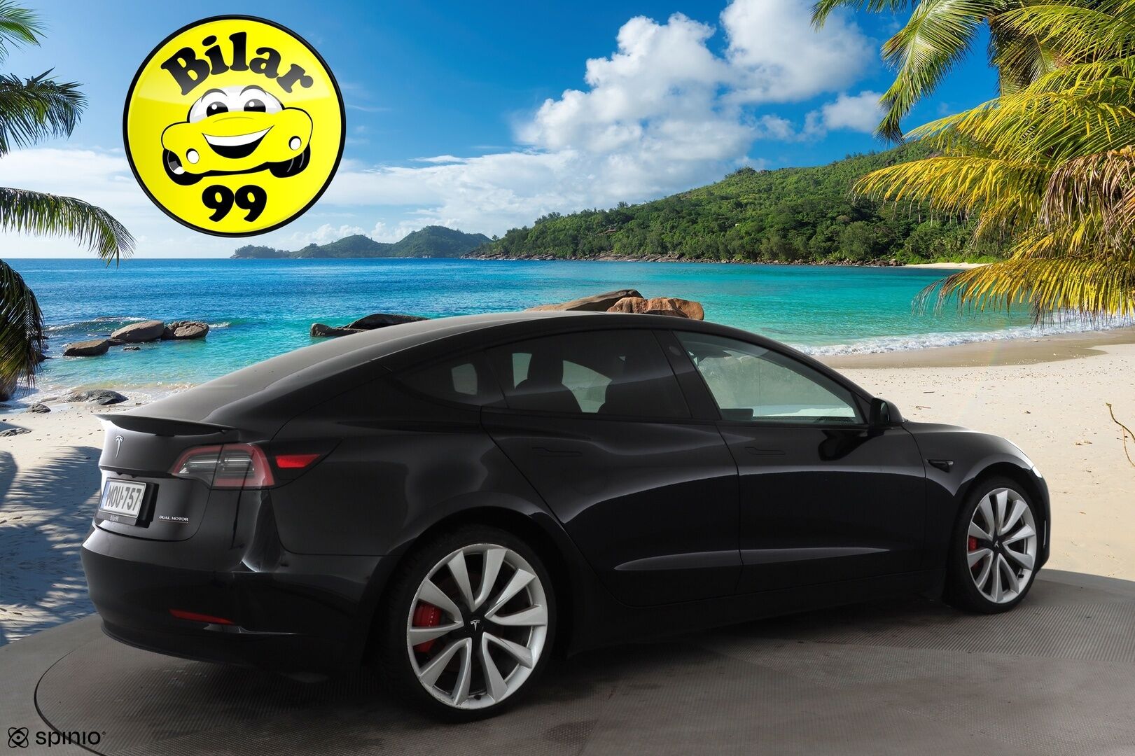 Tesla Model 3 2022 Performance * P.kamera / Premium Audio / Lasikatto / Nahat / Matrix LED / Navi / ILP * - Akku kuntotarkastettu - HULLU BLACKWEEK KORKOTARJOUS 2,49%