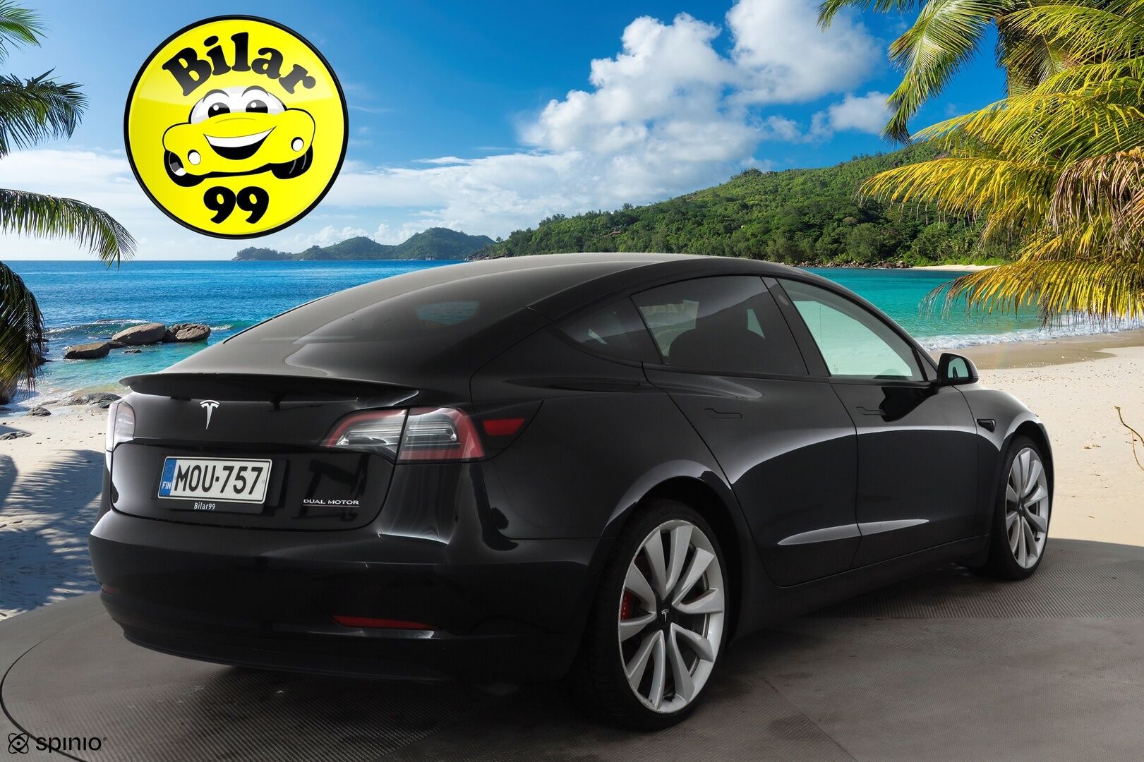 Tesla Model 3 2022 Performance * P.kamera / Premium Audio / Lasikatto / Nahat / Matrix LED / Navi / ILP * - Akku kuntotarkastettu - HULLU BLACKWEEK KORKOTARJOUS 2,49%