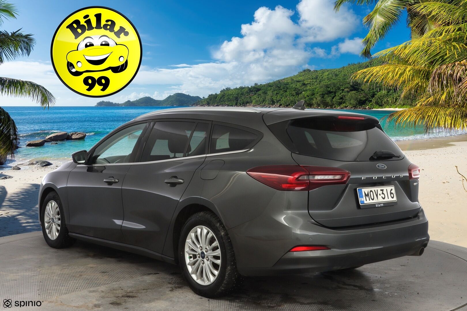 Ford Focus 2023 1.0 EcoBoost Hybrid Powershift 125hv A7 Titanium Wagon *Bang&Olufsen / Digimittaristo / ACC / Lohkolämmitin / Kamera / Sähkökontti* - Suomi-auto / Kahdet renkaat / Huippuvarustelu