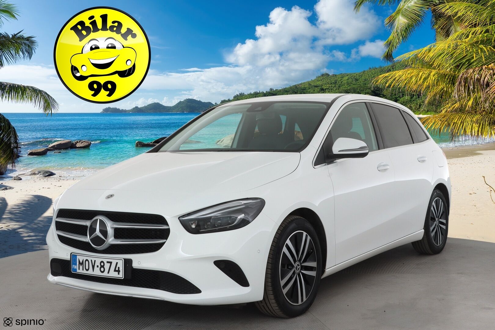 Mercedes-Benz B 2023 250 e A Business Edition * Multibeam LED / Peruutuskamera / Widescreen / Comand Navi / Puolinahkasisusta / Vakkari / Keyless - 1.Om Suomi-auto / Kahdet renkaat aluvanteilla - HULLUT AVAJAISHULINAT KORKOTARJOUS 3,29 %