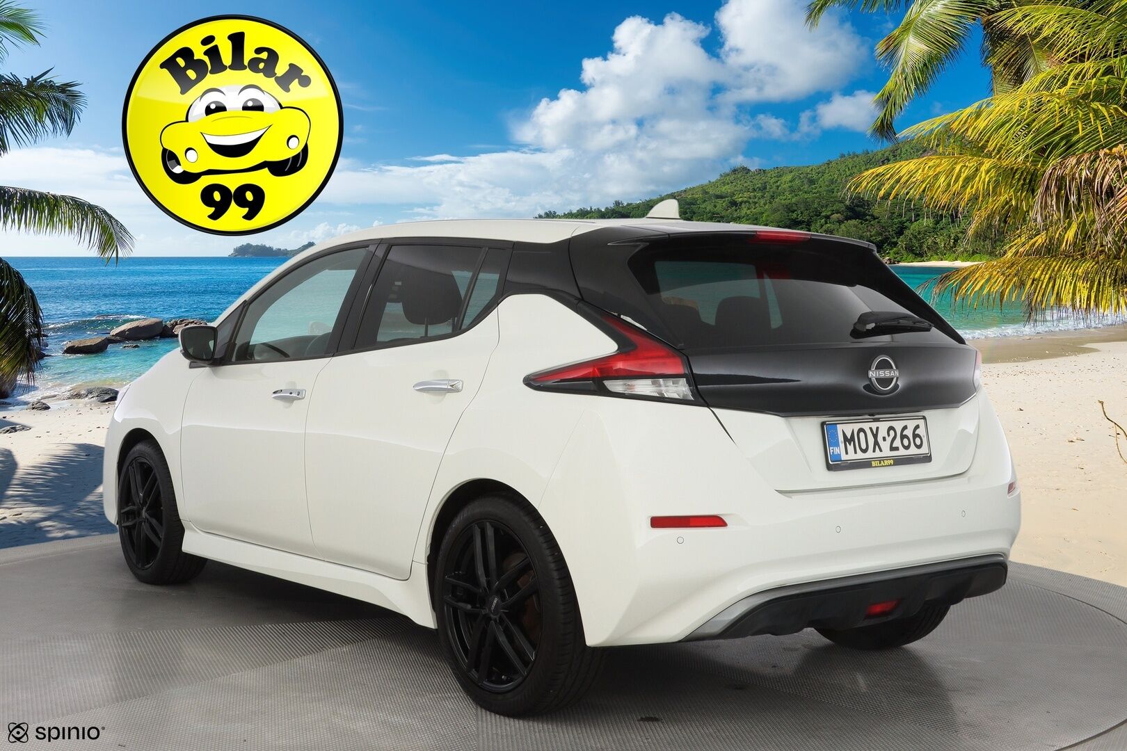 Nissan Leaf 2023 N-Connecta 40 kWh FI  / ACC / Blis / Keyless / 360 kamera / Navi / Ratinlämmitin - Suomi-auto / Kahdet alumiinivanteet renkailla! / Uusi tuulilasi vaihdettu 06/25!