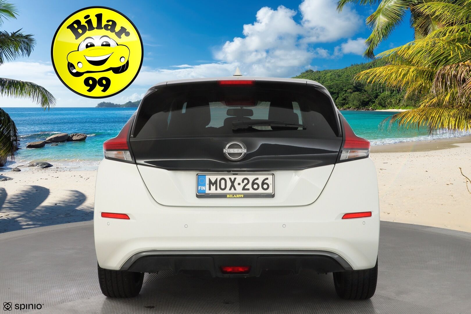 Nissan Leaf 2023 N-Connecta 40 kWh FI  / ACC / Blis / Keyless / 360 kamera / Navi / Ratinlämmitin - Suomi-auto / Kahdet alumiinivanteet renkailla! / Uusi tuulilasi vaihdettu 06/25!